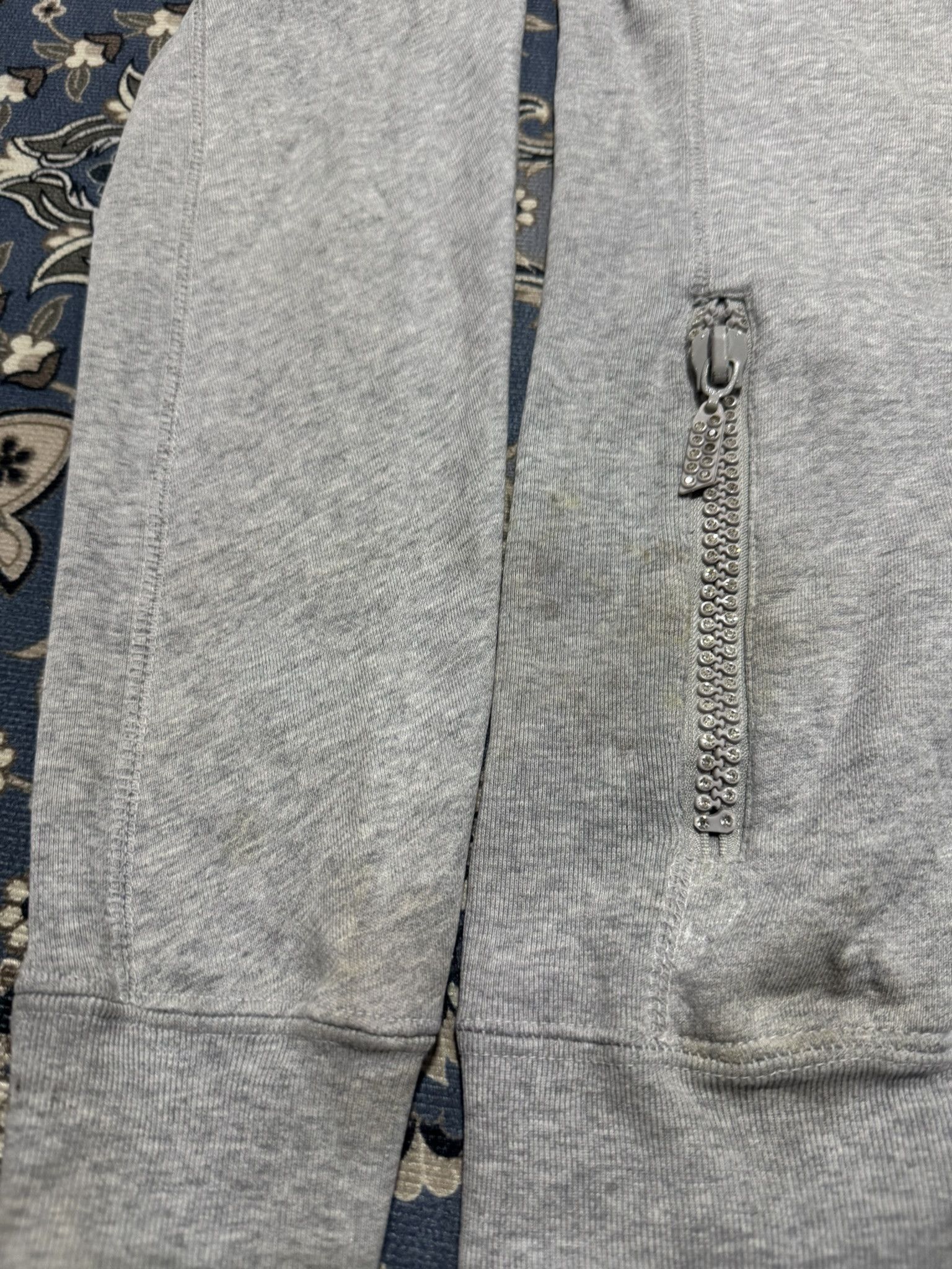Hysteric Glamour × Japanese Brand 11PIU 1 UGUALE 3 Number Nine Relax Rhinestone Hoodie Size US XL / EU 56 / 4 - 11 Thumbnail