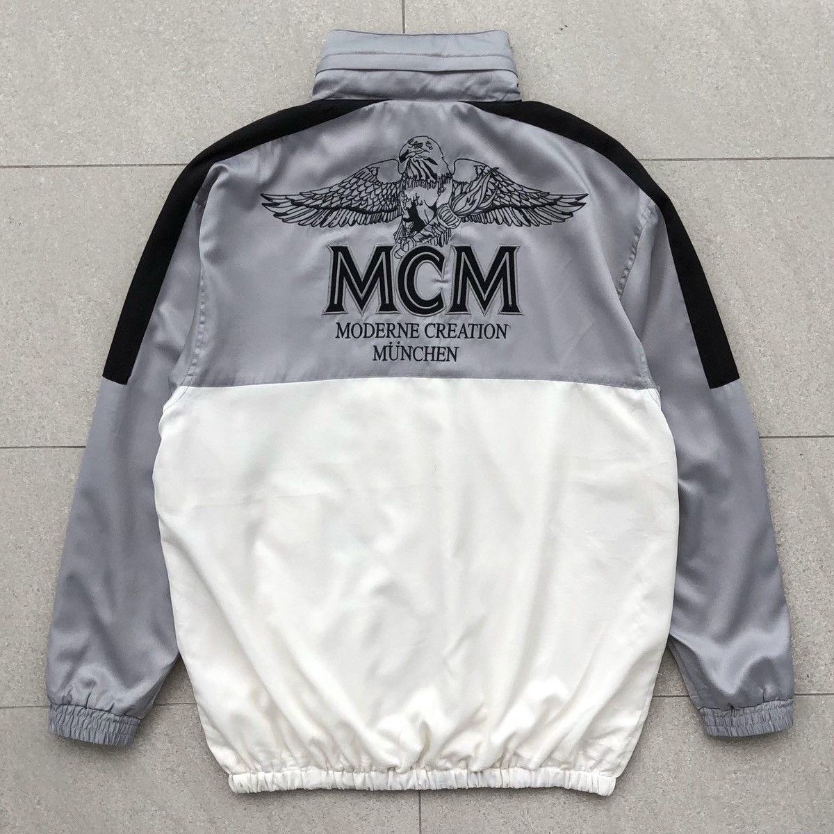 Vintage MCM O.T.C Embroidery Eagle Big Logo Light Jacket
