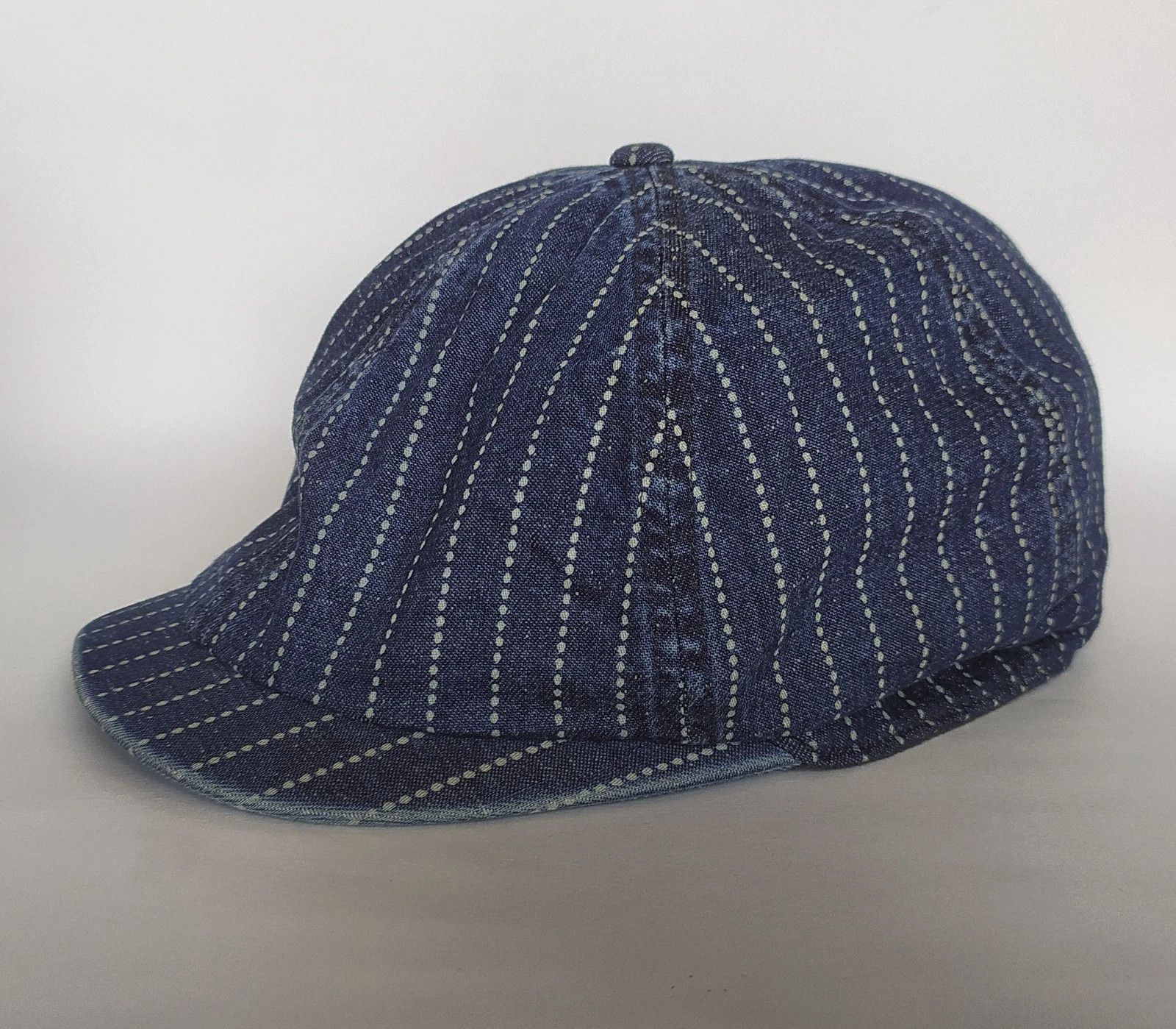 RRL Ralph Lauren DOUBLE RL Cotton-Linen Newsboy Cap T/3028 Size ONE SIZE - 3 Thumbnail