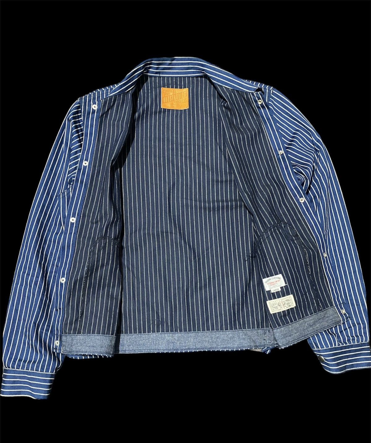 Vintage Out standing Workers Americana Denim Jacket kapital style Size US L / EU 52-54 / 3 - 3 Thumbnail