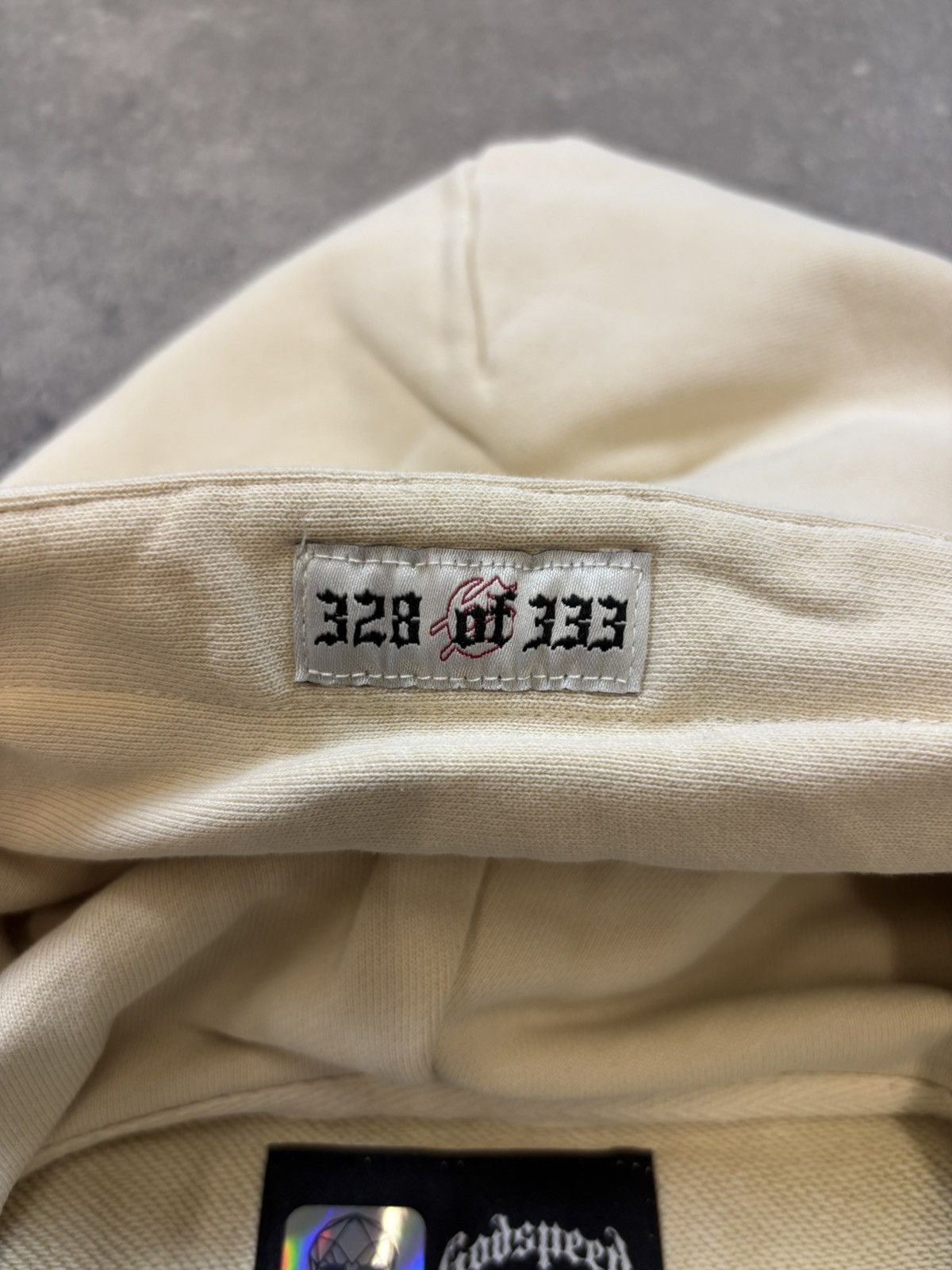 Godspeed Godspeed Lifes a Gamble Hoodie, Bone Size US S / EU 44-46 / 1 - 10 Thumbnail