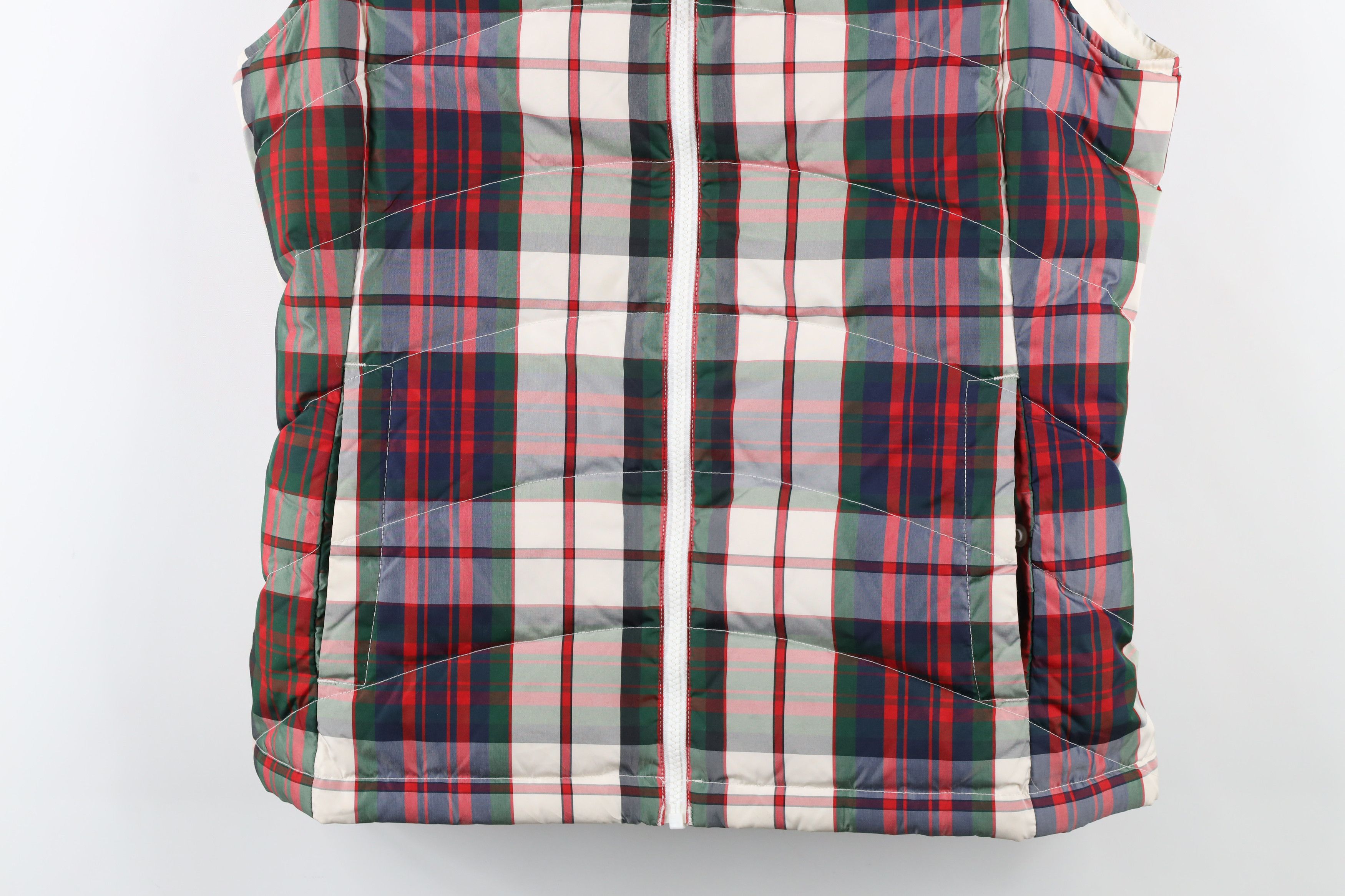 Lands' End × Vintage Vintage Y2K Lands End Insulated Puffer Vest Jacket Plaid Size S / US 4 / IT 40 - 3 Thumbnail