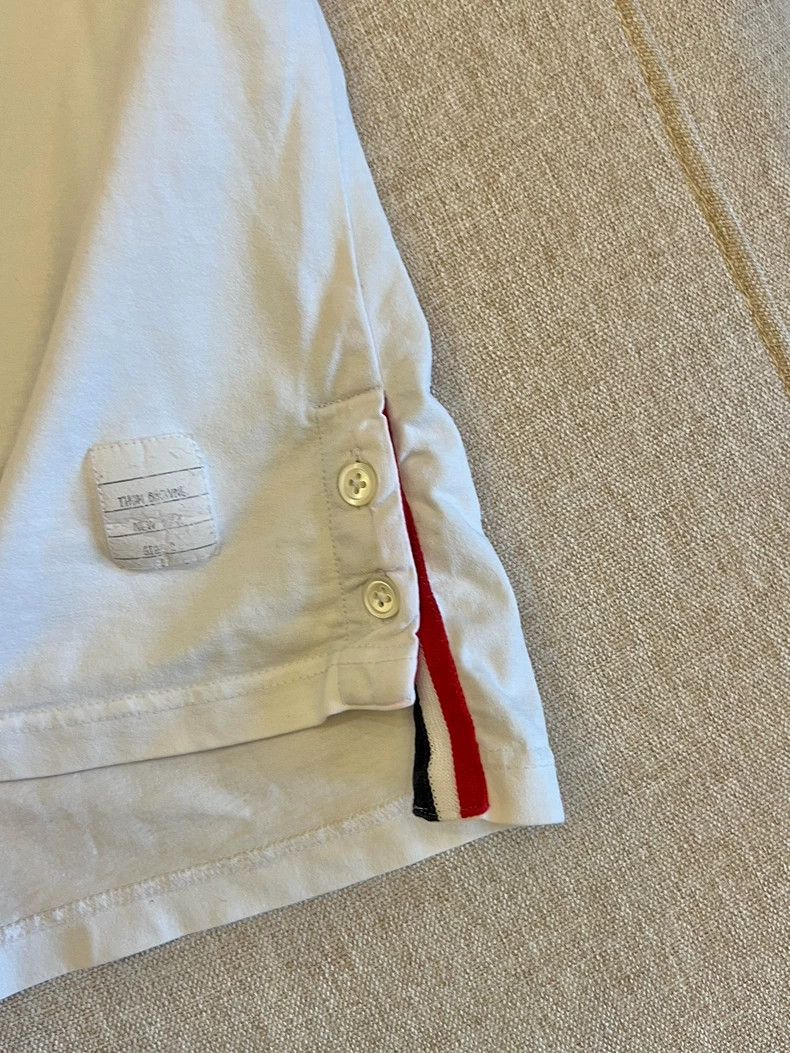 Thom Browne Thom Browne Round collar cotton short sleeves Size US M / EU 48-50 / 2 - 4 Thumbnail