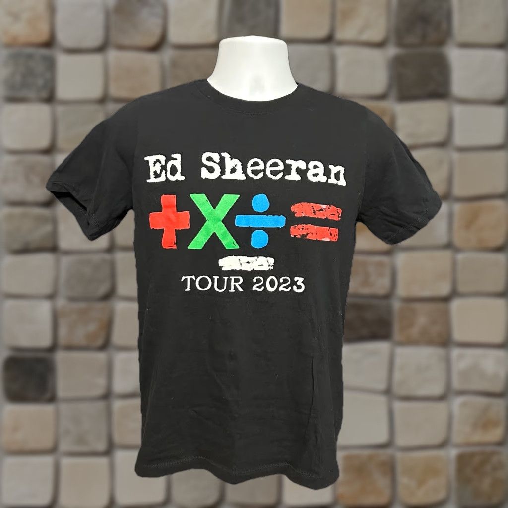 Doublet Ed Sheeran 2023 Tour Shirt Women Medium Black Short Sleeve Double Sided Crew Shirt Women M Black Ed Sheeran Concert Tee T Shirt JTC Activewear Logo Size M / US 6-8 / IT 42-44 - 1 Thumbnail