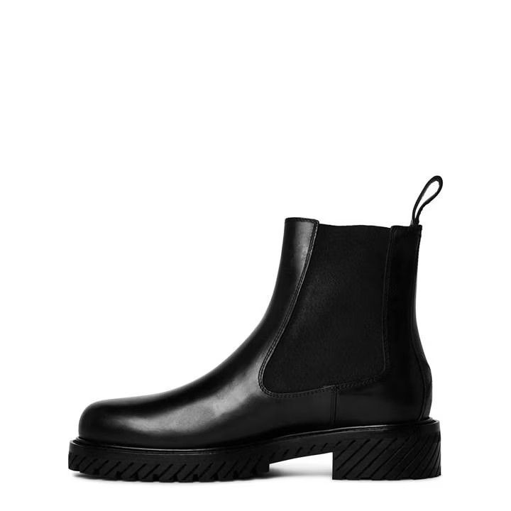 Off-White o1y0225 Ankle Boots in Black Size US 7 / EU 40 - 2 Thumbnail