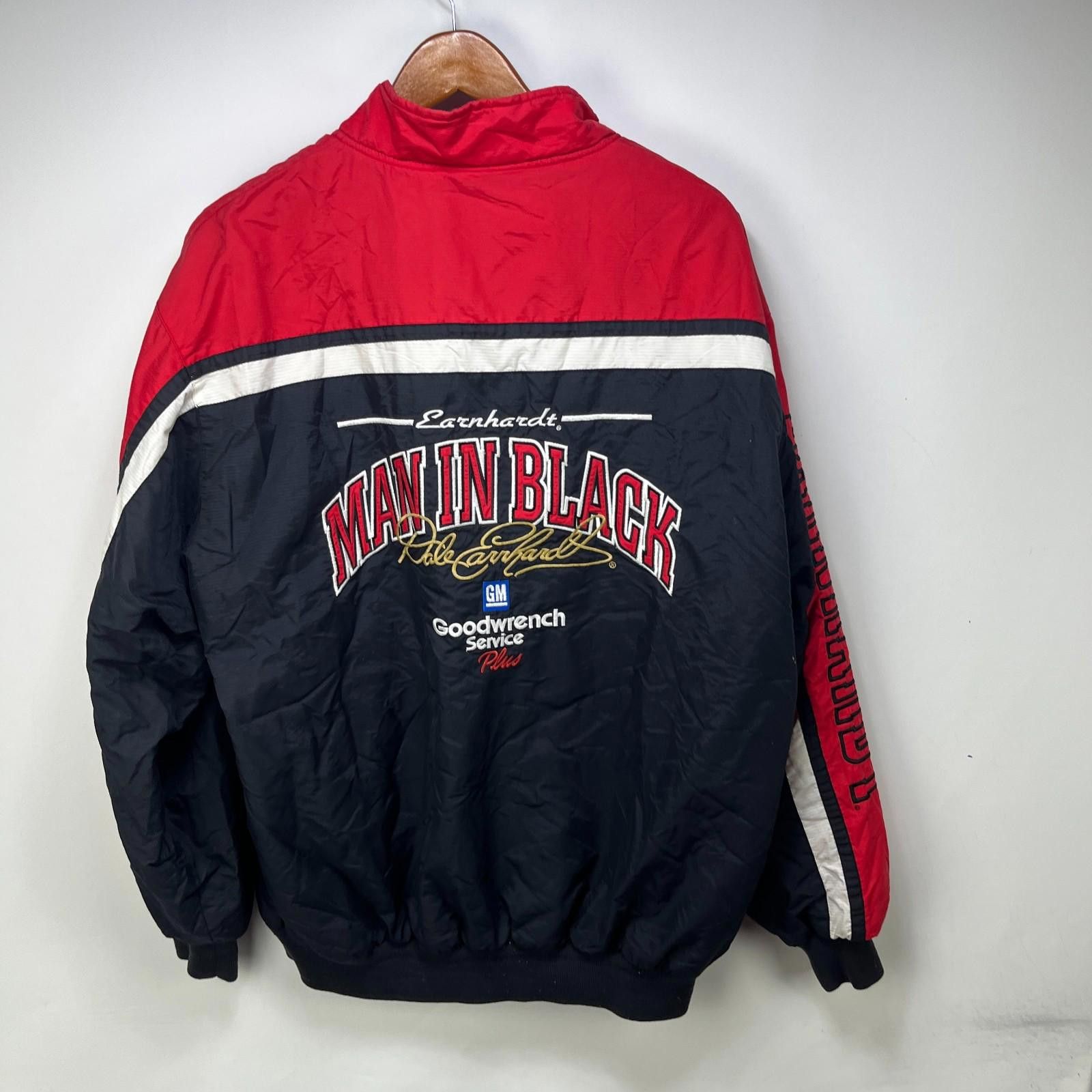 Chanel Vintage 90s NASCAR Dale Earnhardt Black Racing Jacket Large Size ONE SIZE - 3 Thumbnail