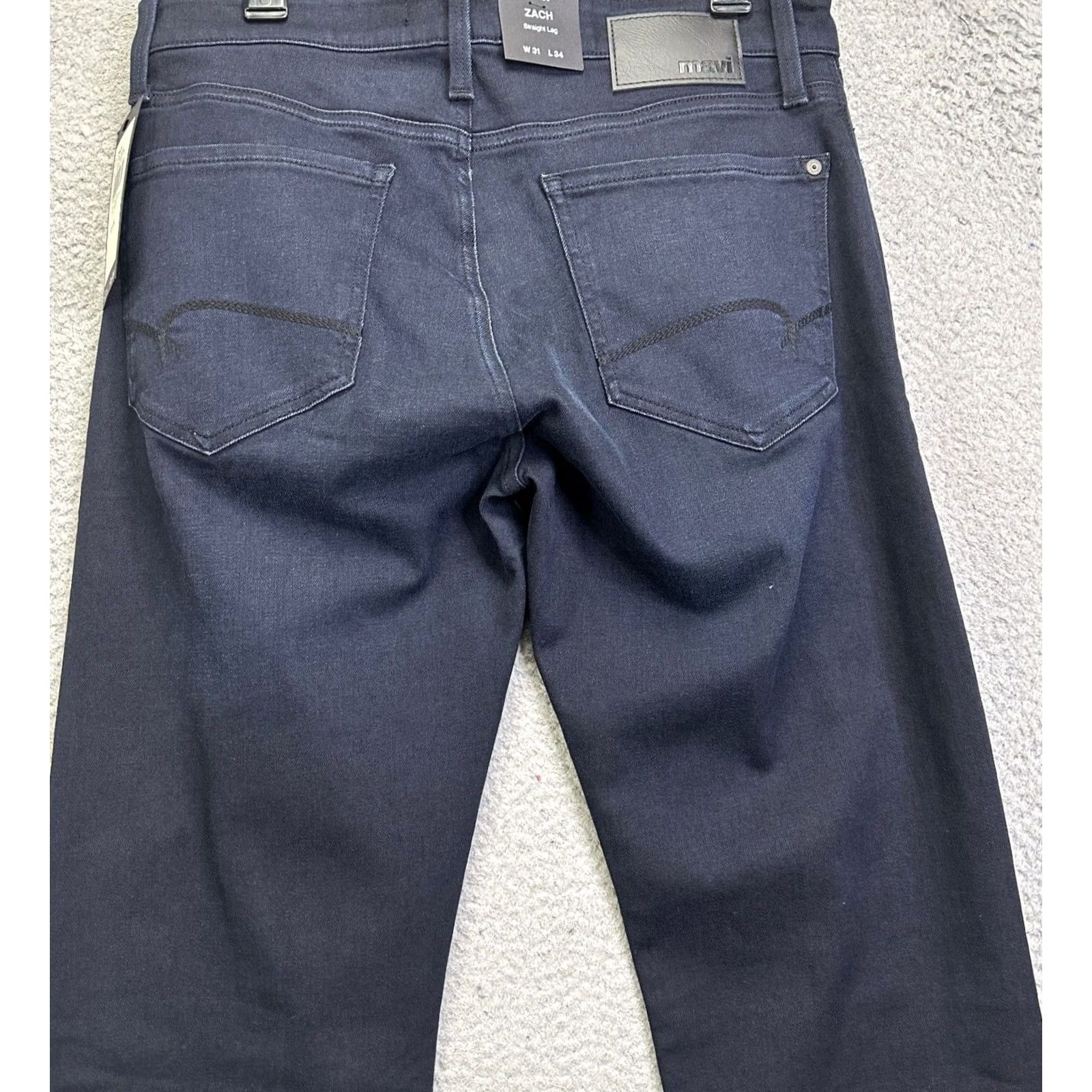 Mavi Mavi Zack Jeans Men 31X34 Blue Straight Leg Denim NEW Size US 31 - 5 Thumbnail