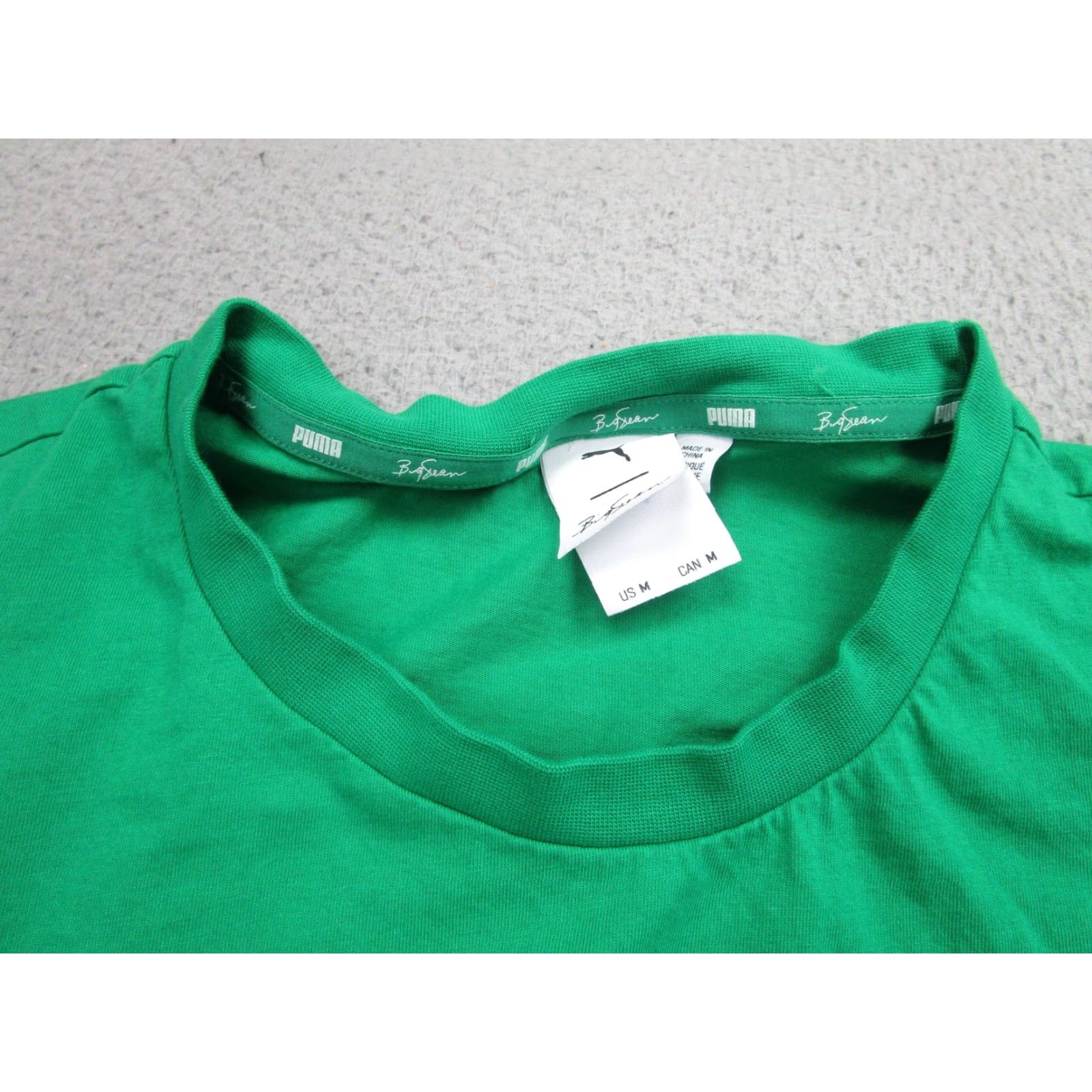 Puma PUMA Shirt Mens Medium Green Graphic Tee Big Sean Collaboration Streetwear 575919-83 Mens Size US M / EU 48-50 / 2 - 5 Thumbnail