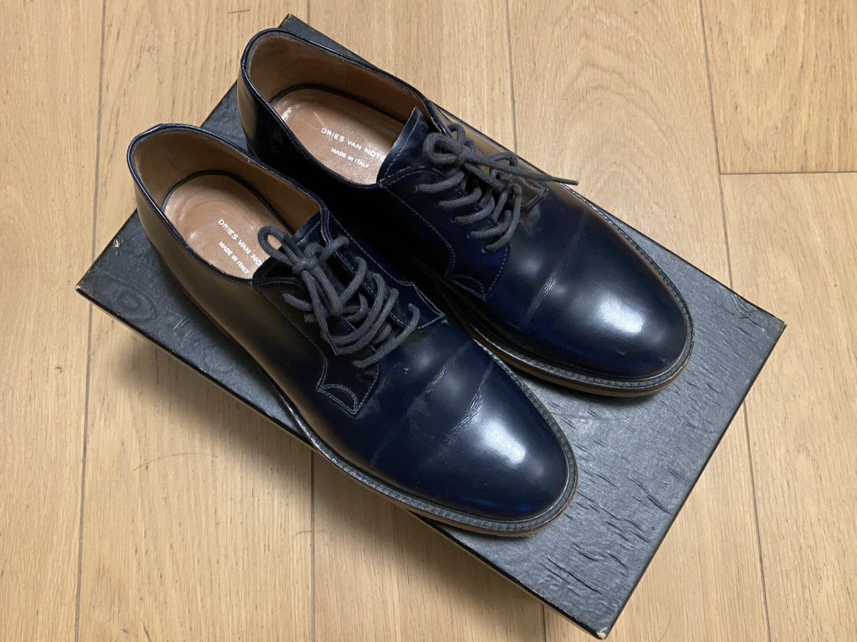 Dries Van Noten Dries Van Noten Leather Oxford Women’s Size 38 Size US 8 / IT 38 - 3 Thumbnail