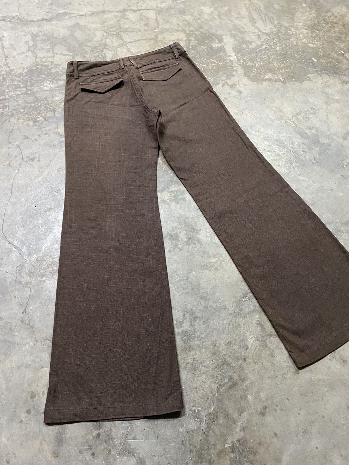 Hysteric Glamour × Japanese Brand Baggy Flare Designer Zazie Collection Japan Size 29" - 6 Thumbnail