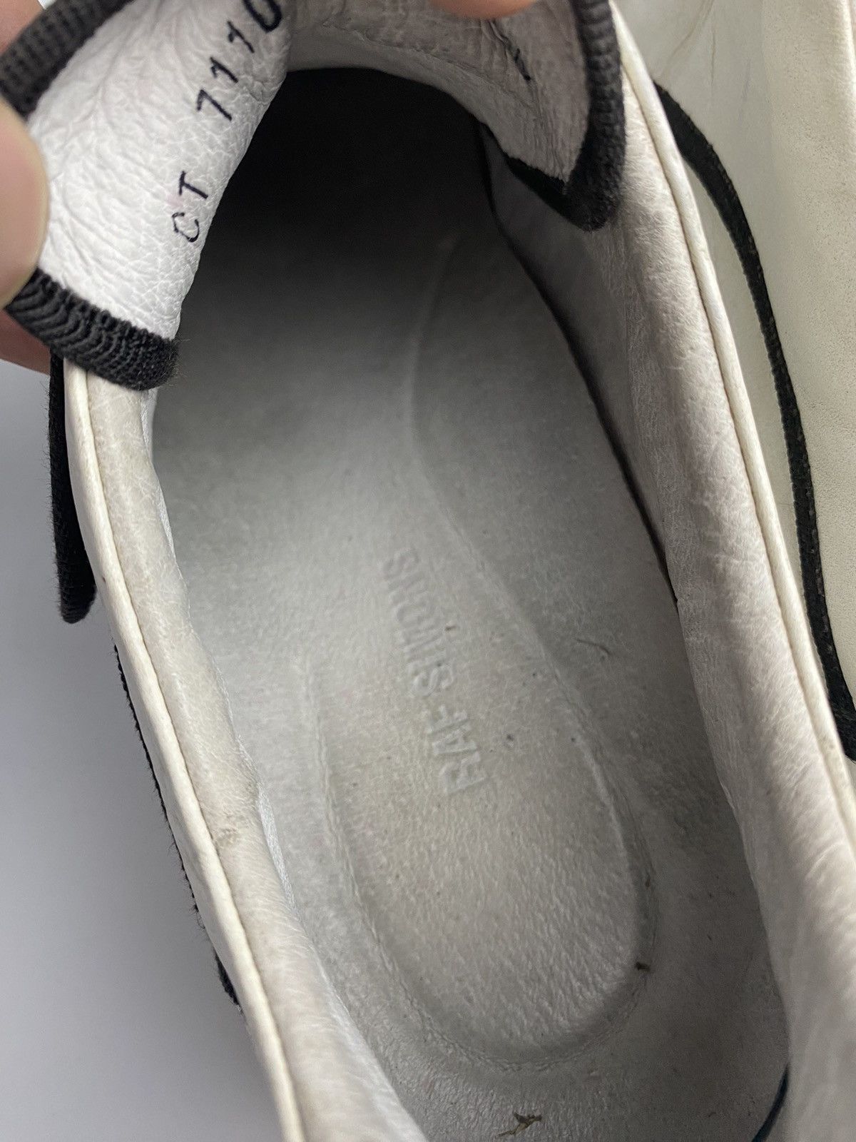 Raf Simons Raf Simons White Contrast Sneakers Size 10us Size US 10 / EU 43 - 9 Thumbnail