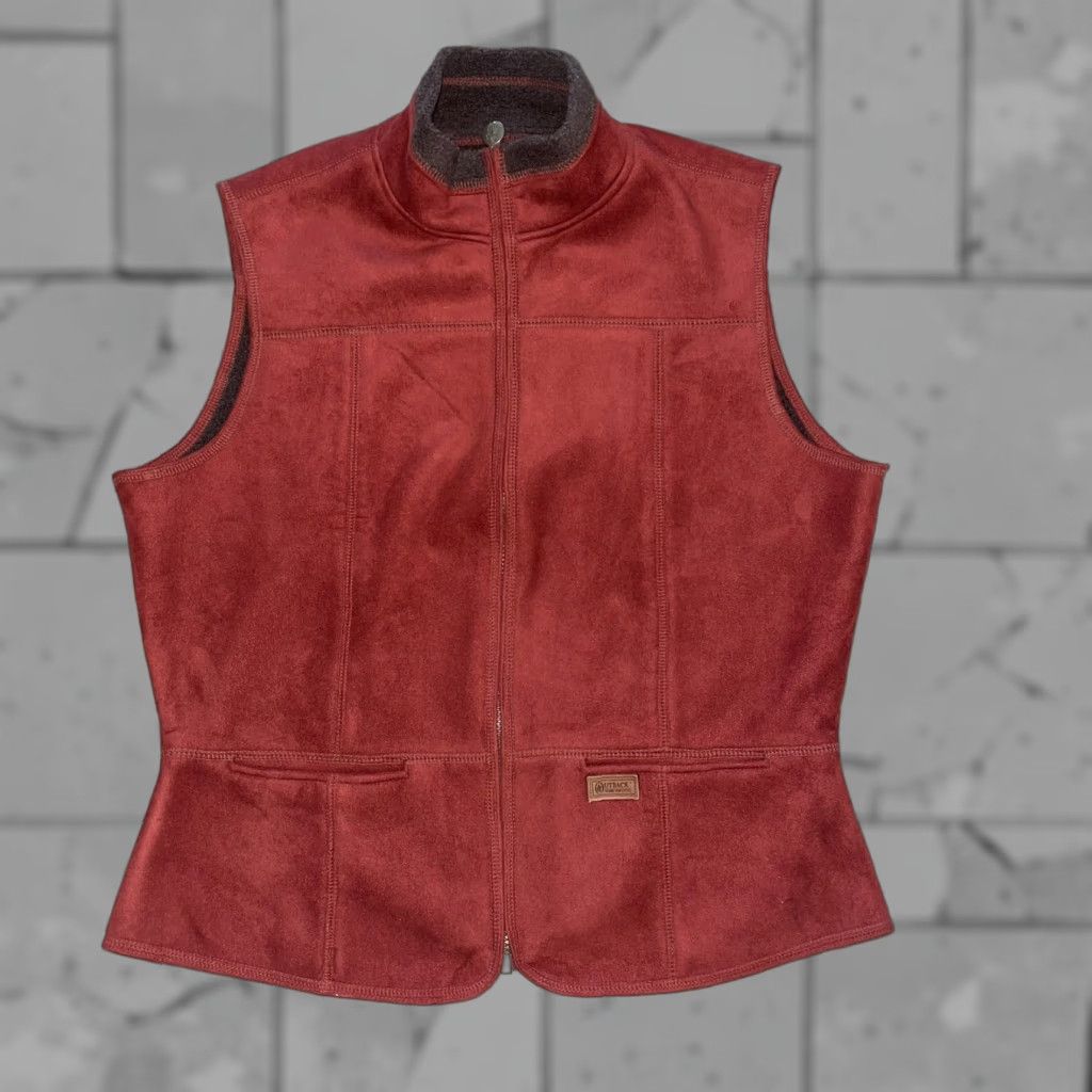 Vintage Outback Trading Company Fleece Lined Vest Womens Size L Red Vest L Womens Outback Trading Company Fleece Lined Vest Size L Red Size L / US 10 / IT 46 - 1 Thumbnail