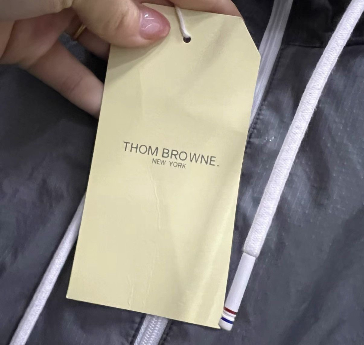 Thom Browne Thom Browne Nylon Half-Zip Hooded Jacket J41 Size US S / EU 44-46 / 1 - 4 Thumbnail