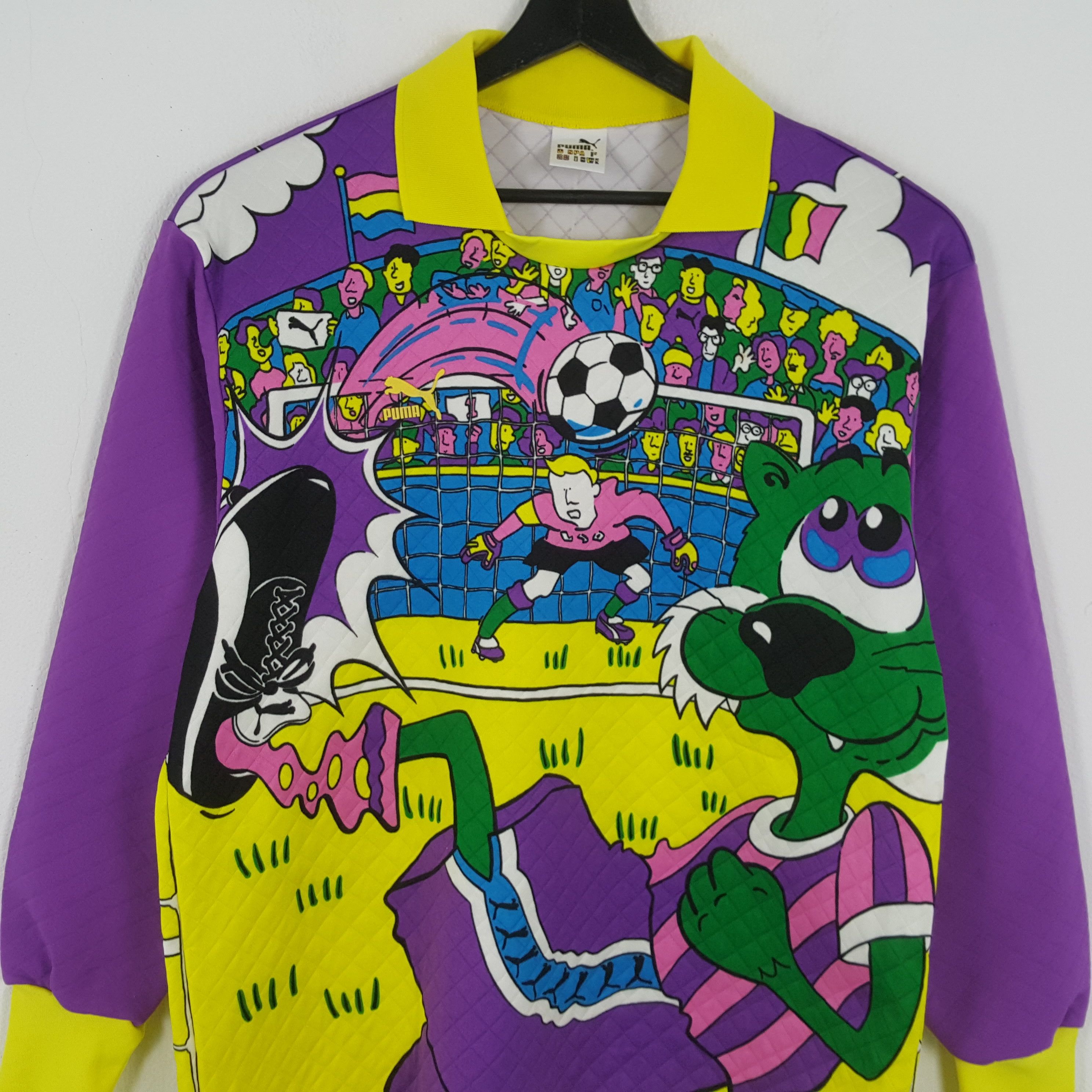 Puma × Vintage PUMA Sportswear Style Nice Design Sweatshirt Size US L / EU 52-54 / 3 - 2 Thumbnail