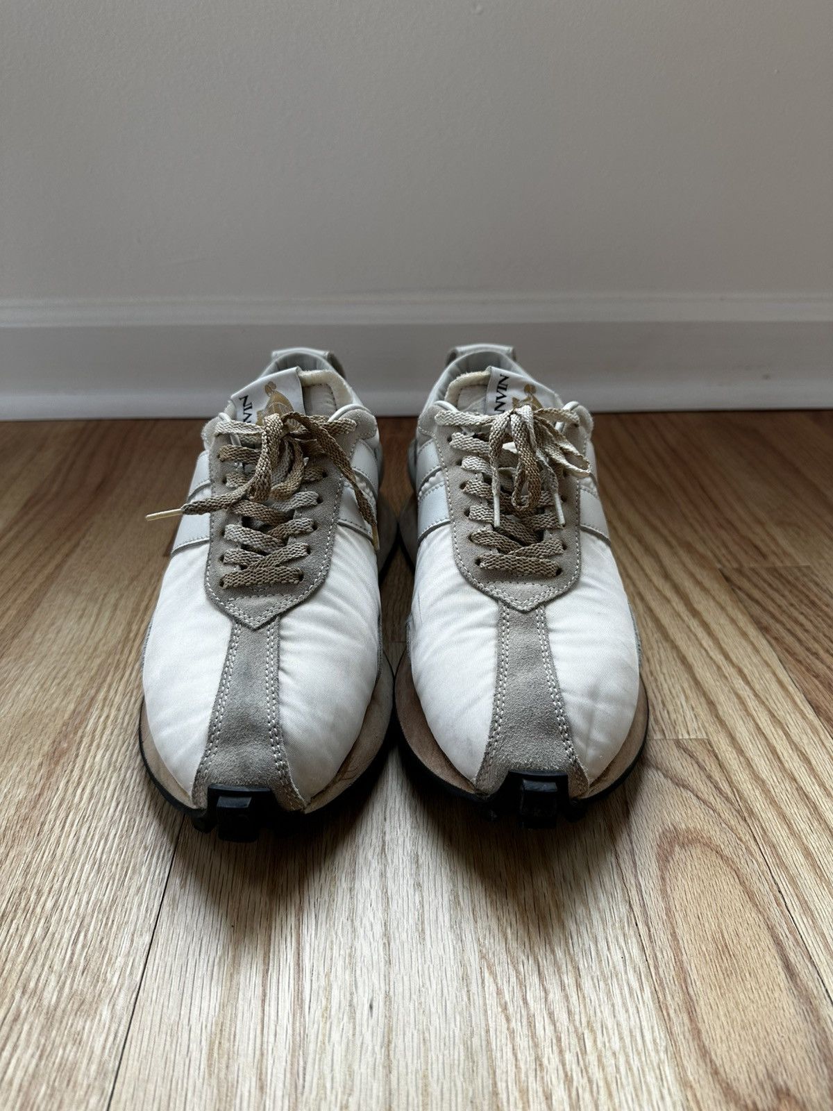 Lanvin Lanvin Bumper Sneaker White Nylon Size US 10 / EU 43 - 5 Thumbnail