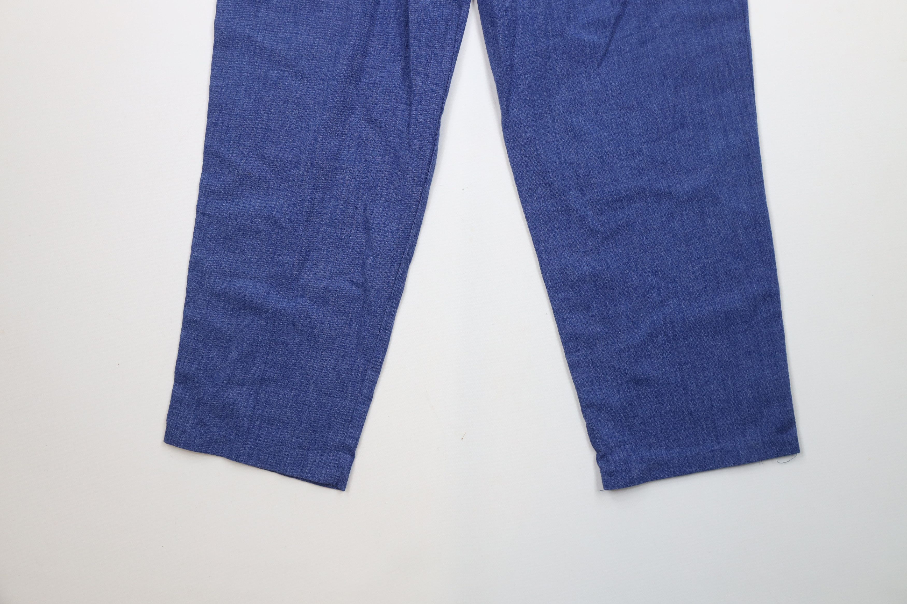 Vintage Vintage 90s StreetwearTapered Leg Harem Pants Blue USA Size 38" / US 16 / IT 52 - 11 Thumbnail