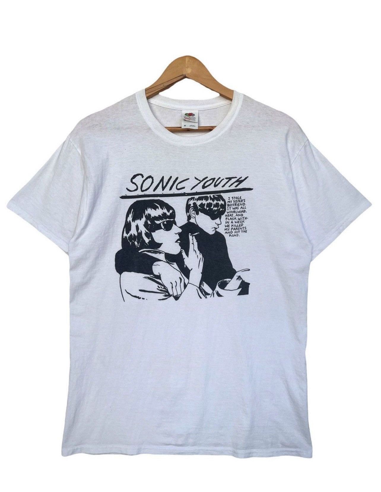 Band Tees Vintage Y2K Sonic Youth Promo White Band Tees Size US M / EU 48-50 / 2 - 1 Thumbnail