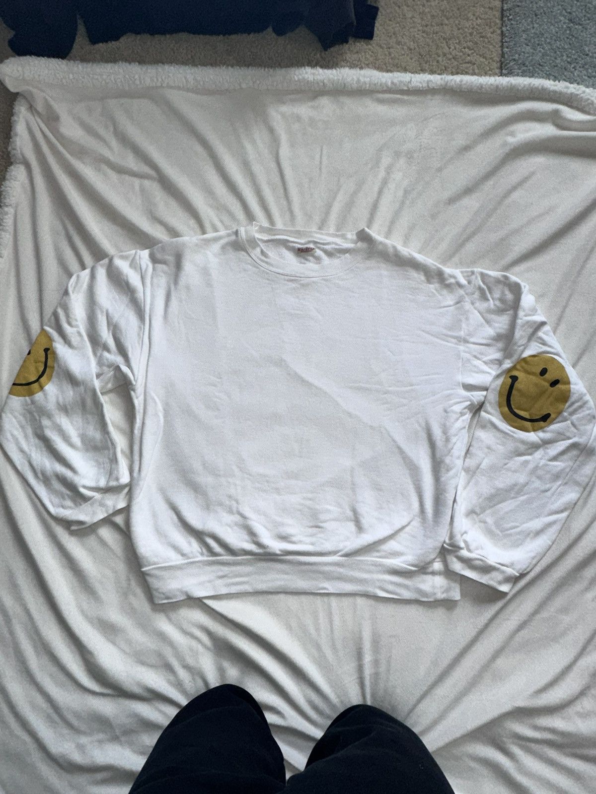 Kapital Kapital Smiley Crewneck Sweatshirt Size US XL / EU 56 / 4 - 2 Thumbnail