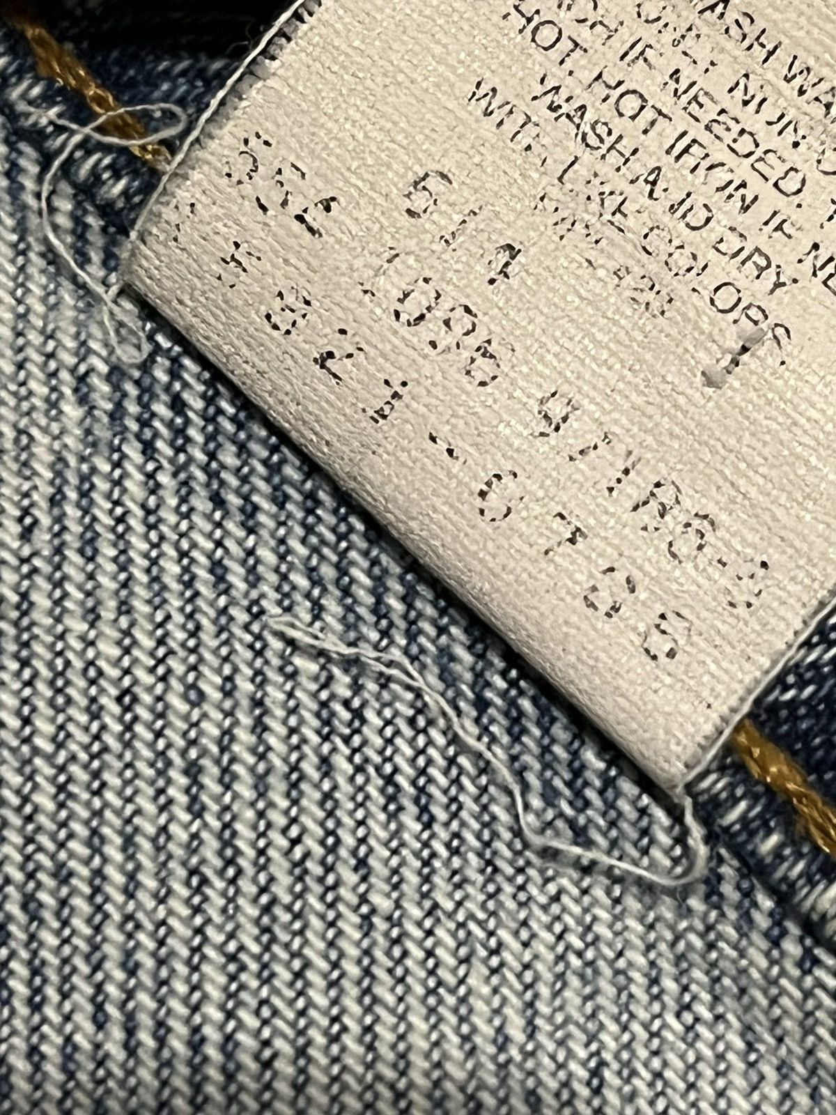 Levi's × Vintage Crazy Vintage 90s Orange Tab Levi 550 Jean Shorts Light Wash Size US 36 / EU 52 - 3 Thumbnail