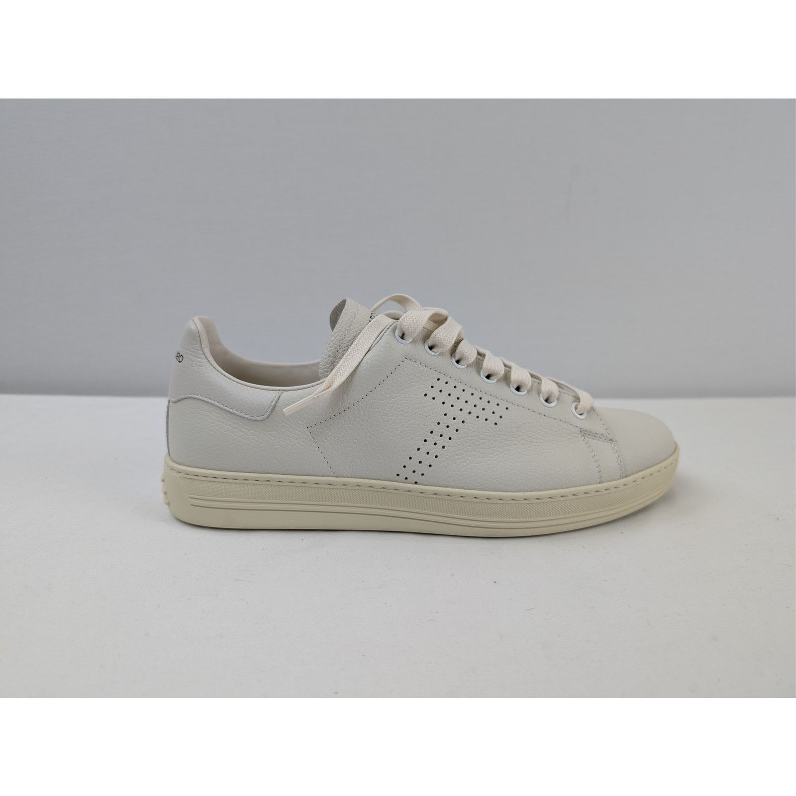 Tom Ford o1rshd1 Low Top Sneakers Shoe in White 7.5 TF Size US 7.5 / EU 40-41 - 4 Thumbnail