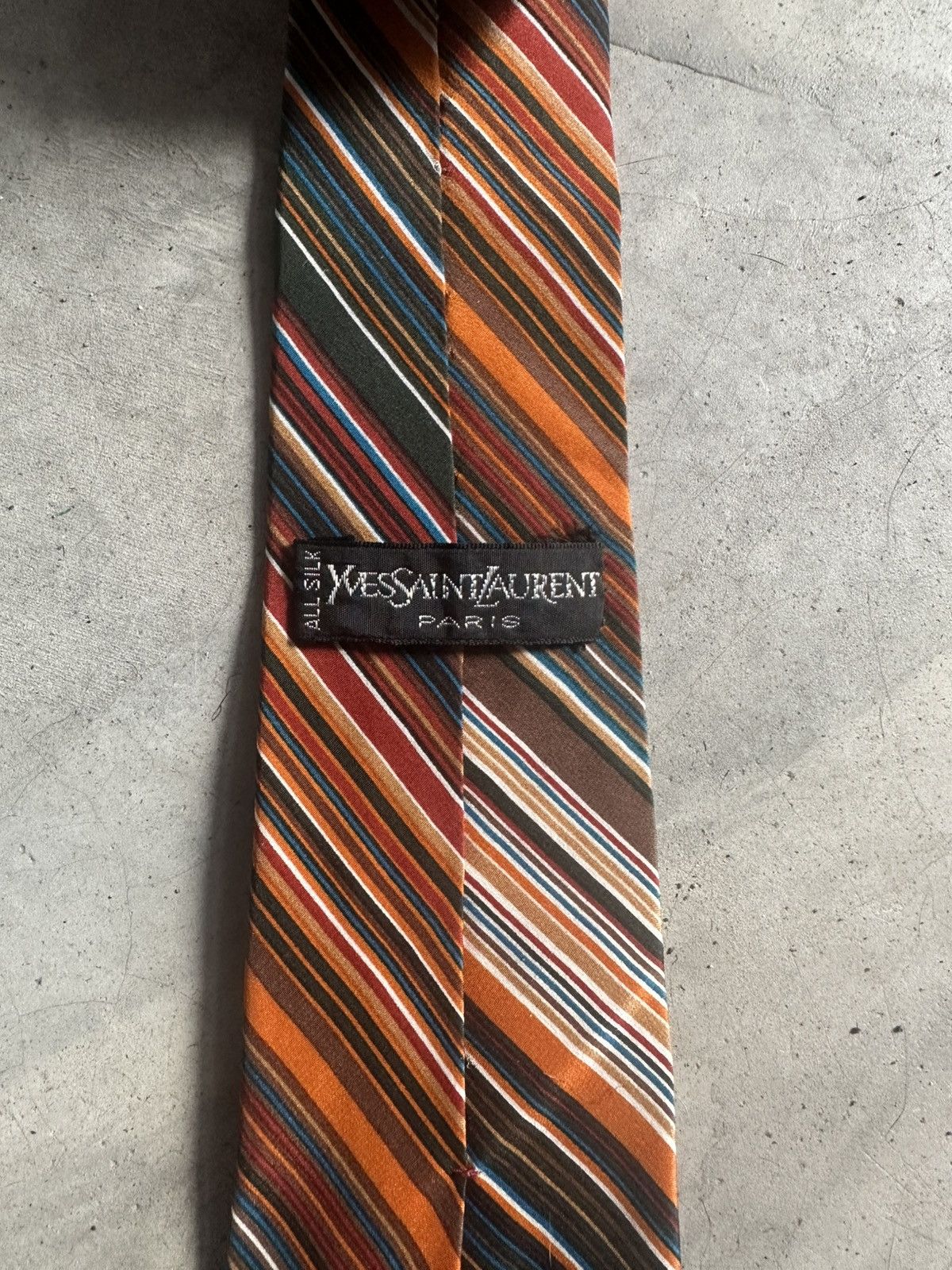 Yves Saint Laurent Yves Saint Laurent Tie Size ONE SIZE - 2 Thumbnail