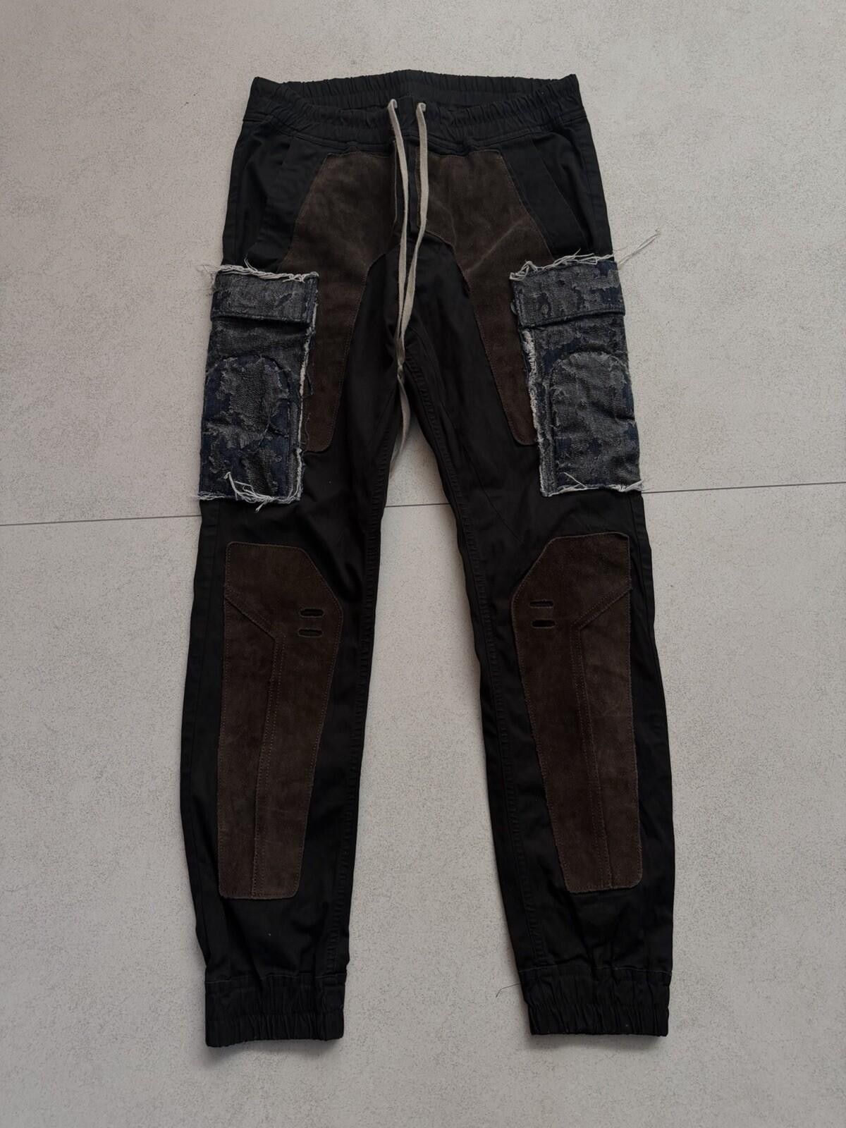 Rick Owens Rick Owens FW19 Larry Cargo Jogger Pants Black Size 48 IT Size US 32 / EU 48 - 2 Thumbnail