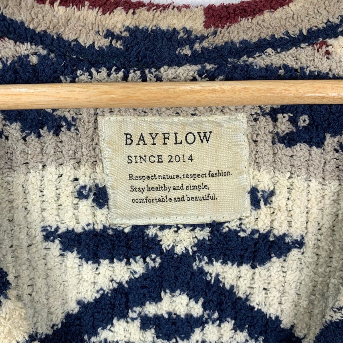 Other BAYFLOW AZTEC NAVAJO Native Aboriginal Fleece Jacket Size M / US 6-8 / IT 42-44 - 7 Thumbnail