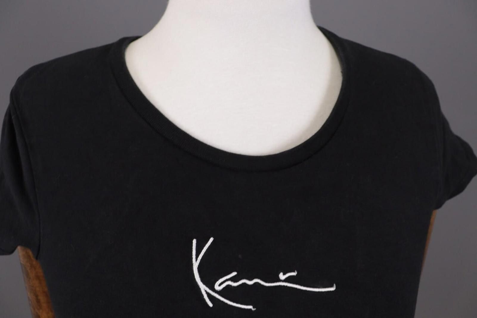 Karl Kani Karl Kani Black Big Logo Short Sleeve Cropped T-Shirt Size S Size S / US 4 / IT 40 - 5 Thumbnail