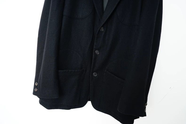 Y's for Men Y's For Men Fall/Winter Round Patchwork Wool Blazer jacket Size US S / EU 44-46 / 1 - 5 Thumbnail