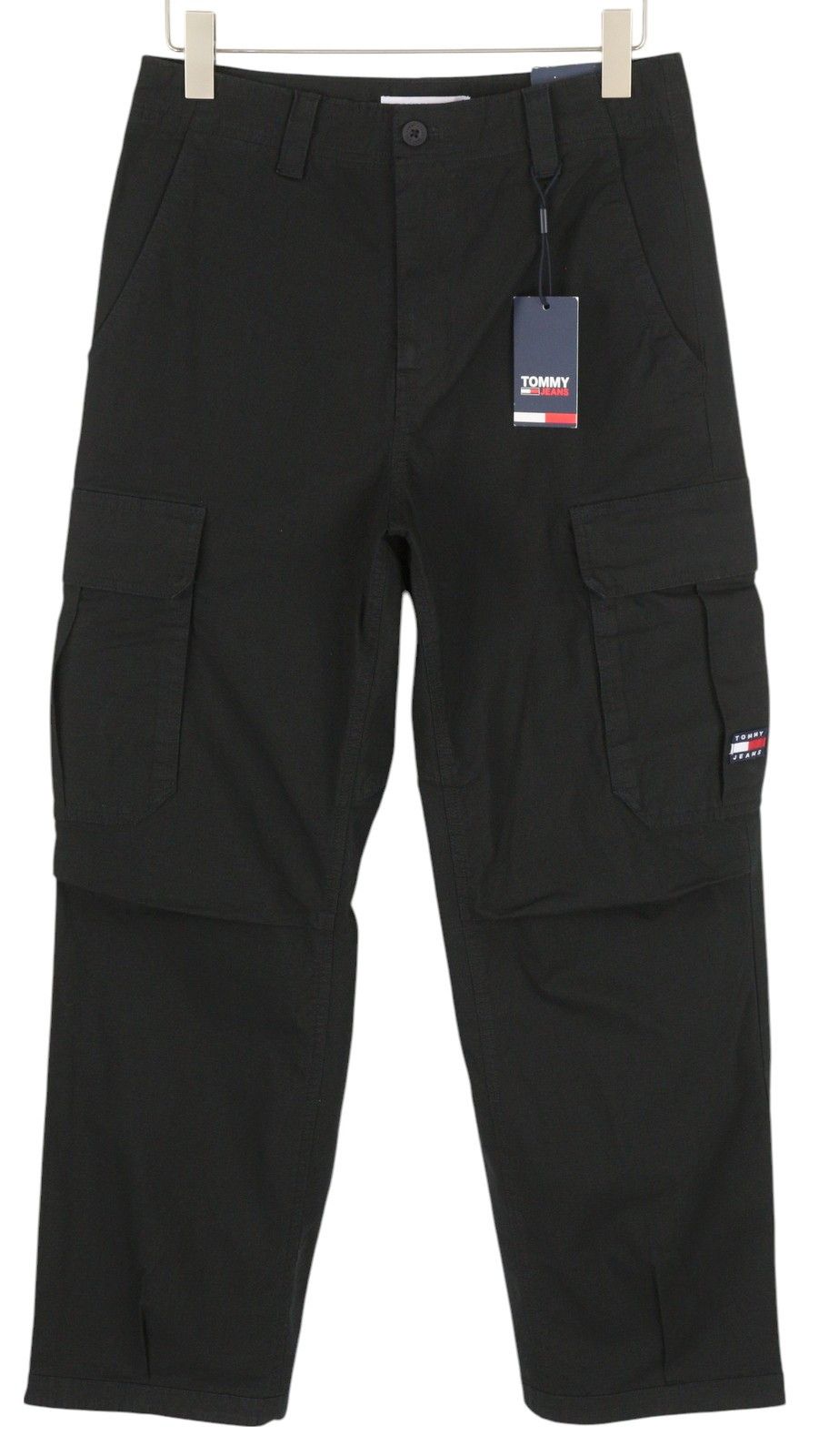 Tommy Hilfiger AIDEN BAGGY CARGO W30/L32 Black Trousers 84950 Size US 30 / EU 46 - 1 Thumbnail