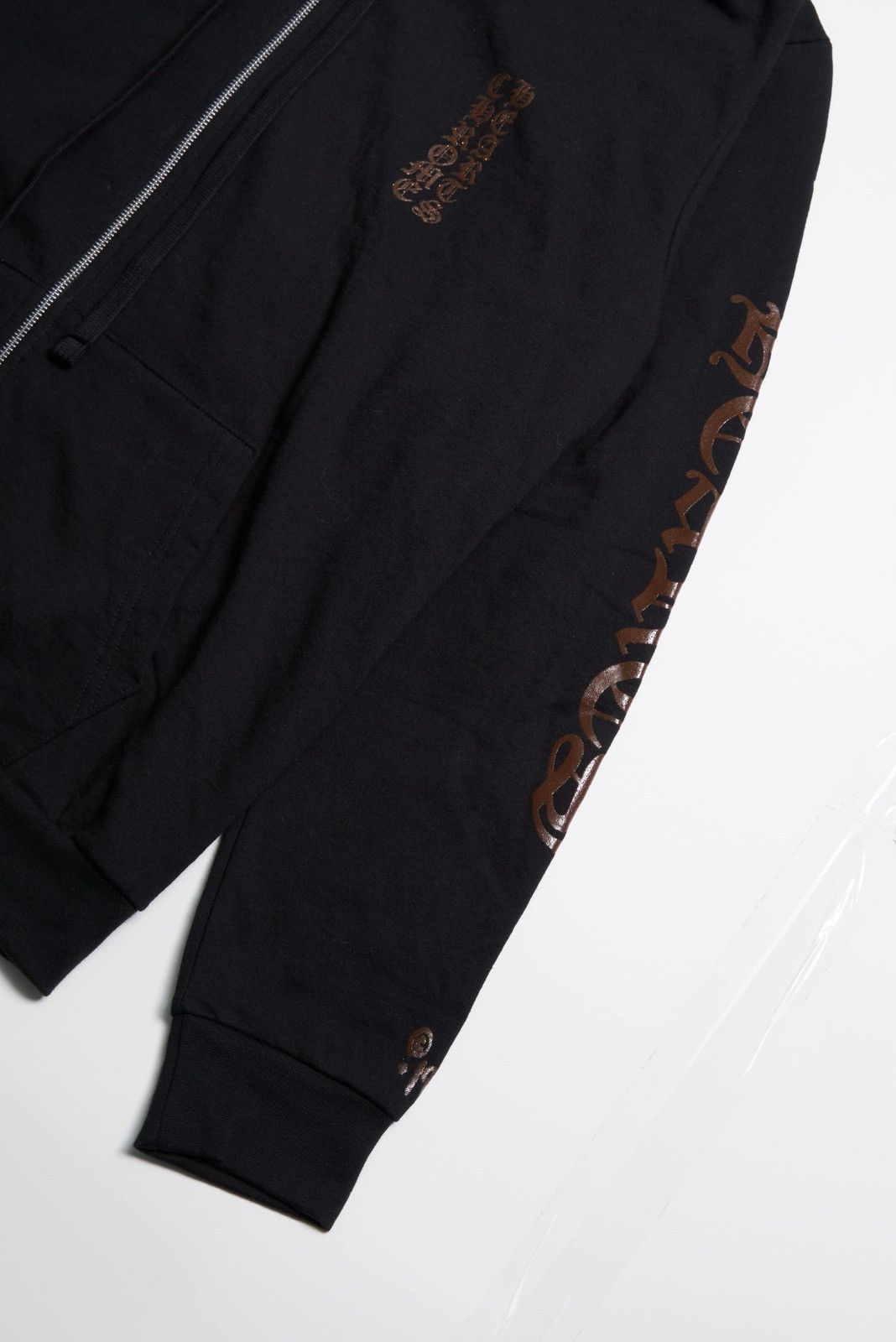 Chrome Hearts CHROME HEARTS Vertical Logo Glitter Zip Hoodie black Size US L / EU 52-54 / 3 - 8 Thumbnail