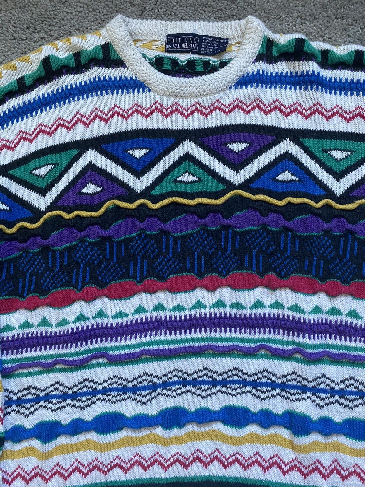 Coogi × Vintage Vintage Coogi Style Sweater Size US L / EU 52-54 / 3 - 4 Thumbnail
