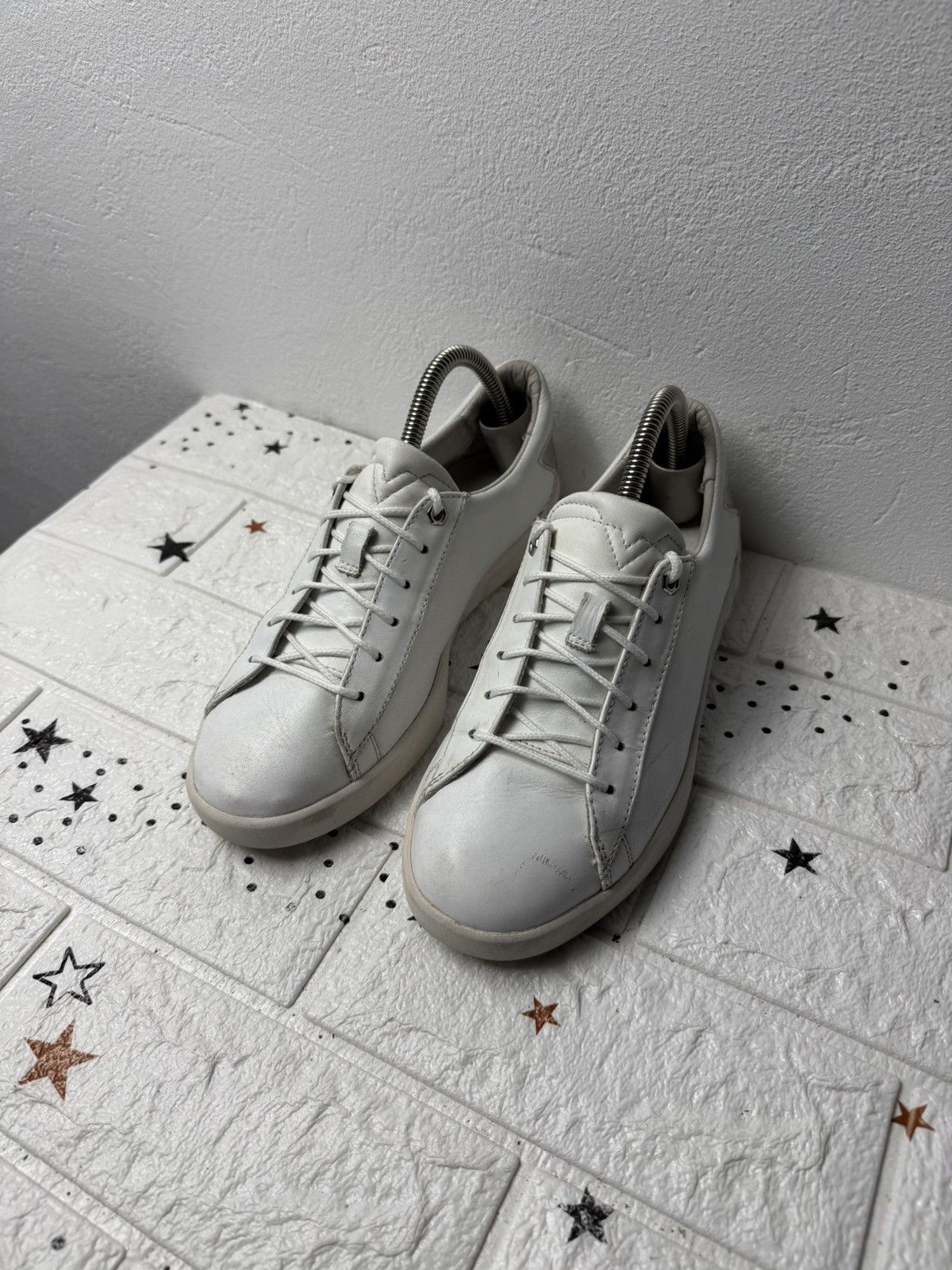 Diesel DIESEL WOMEN SNEAKERS US7 UK6.5 EUR39 Leather White Casual Size US 7 / IT 37 - 5 Thumbnail