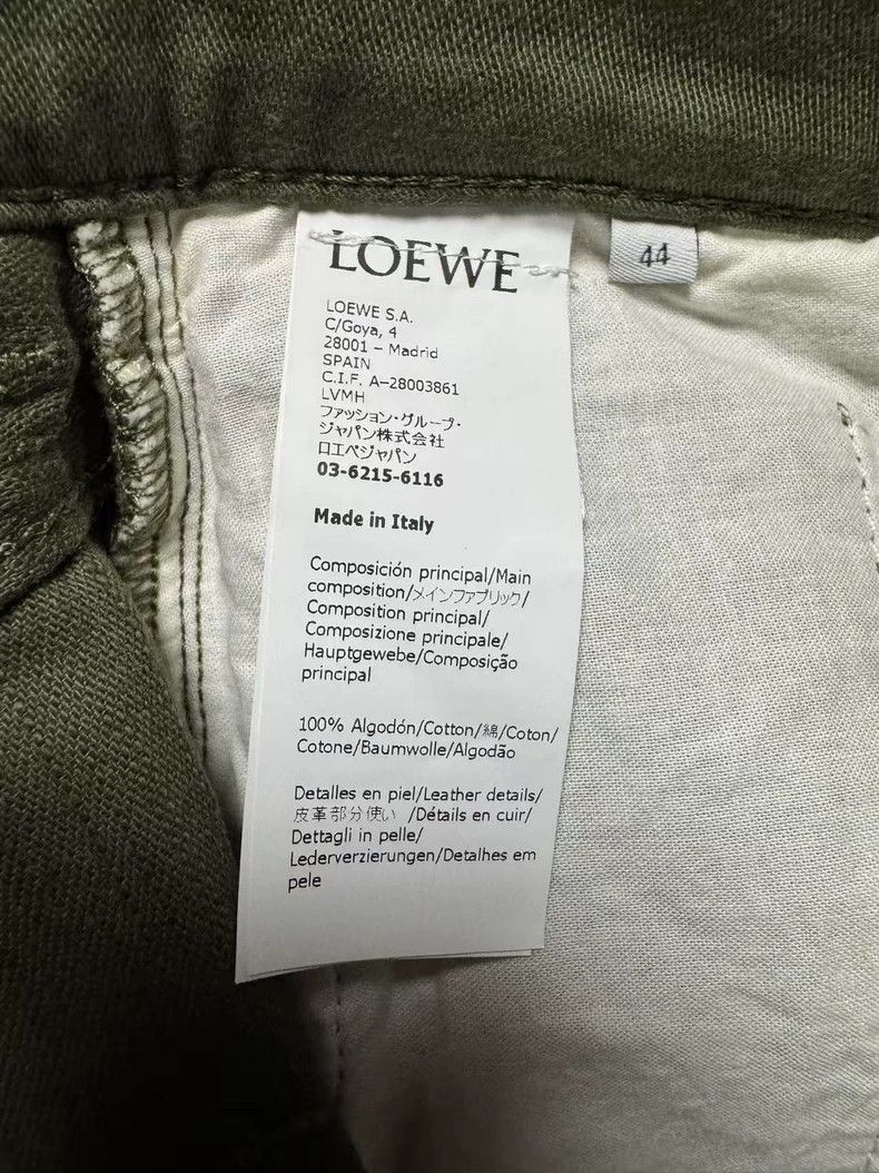 Loewe LOEWE Dark green trousers Size 28" / US 6 / IT 42 - 4 Thumbnail