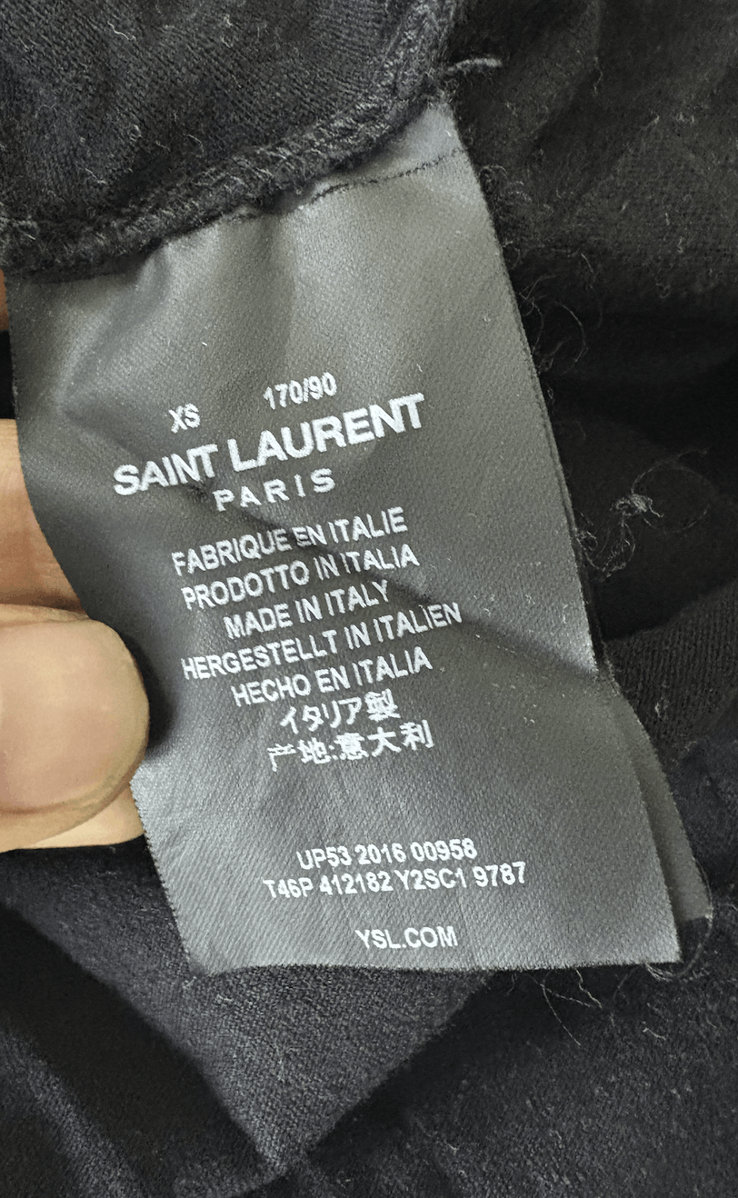 Saint Laurent Paris Saint Laurent Paris SS 16 Stars Tee Shirt Size US XS / EU 42 / 0 - 3 Thumbnail