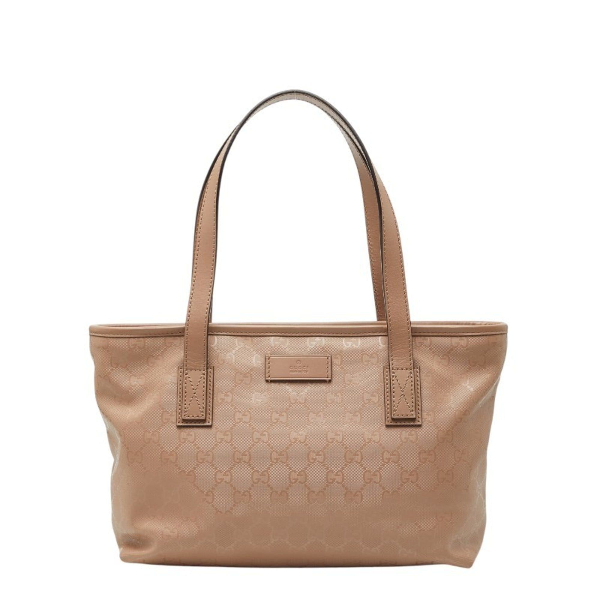 Gucci Gucci GG Imprime Tote Bag, Handbag, Shoulder 211138, Beige Calf Leather, Women's, GUCCI Size ONE SIZE - 1 Thumbnail