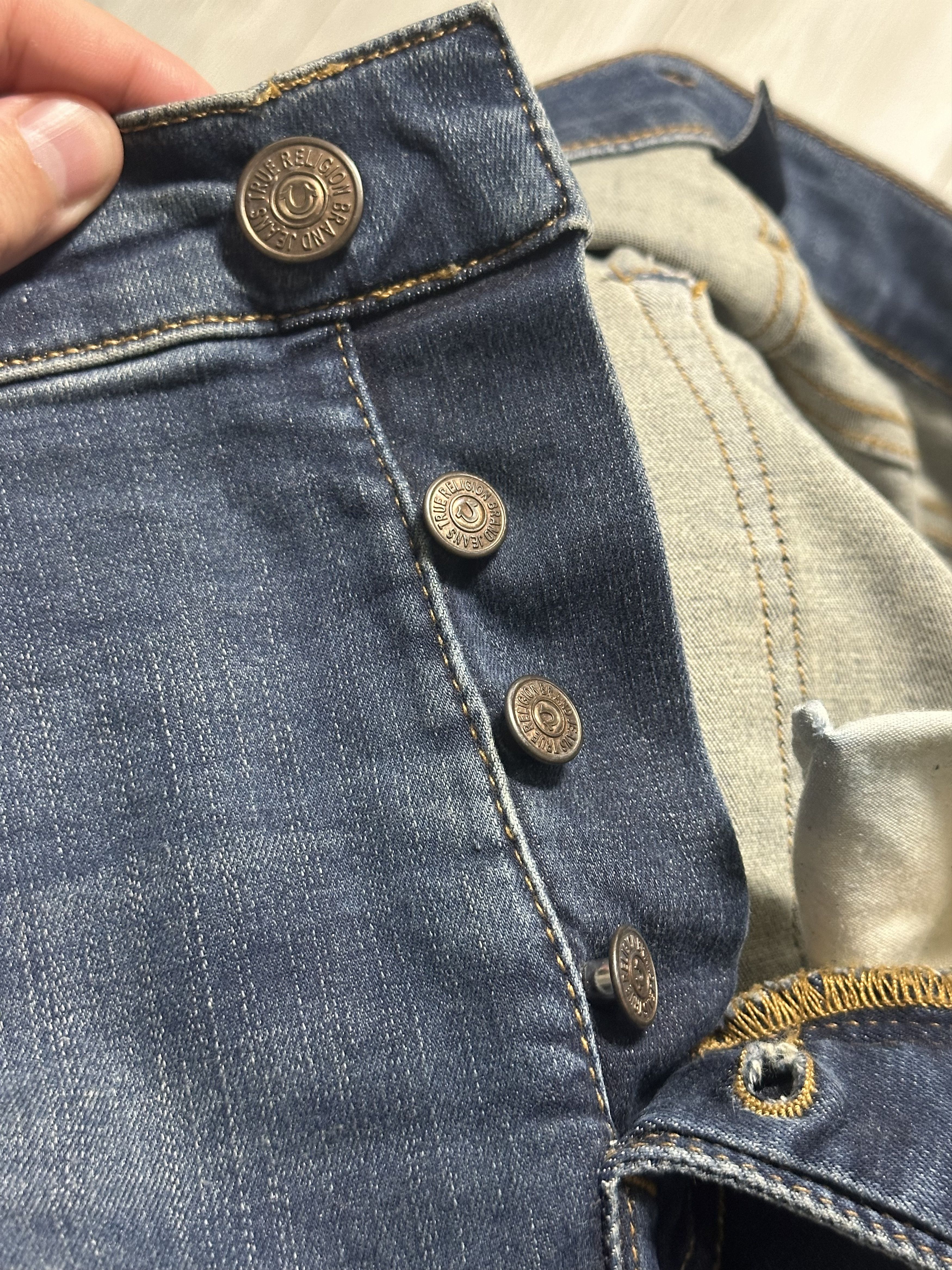 True Religion True Religion Rocco Relaxed Skinny Denim Jeans Size 36 Size US 36 / EU 52 - 13 Thumbnail