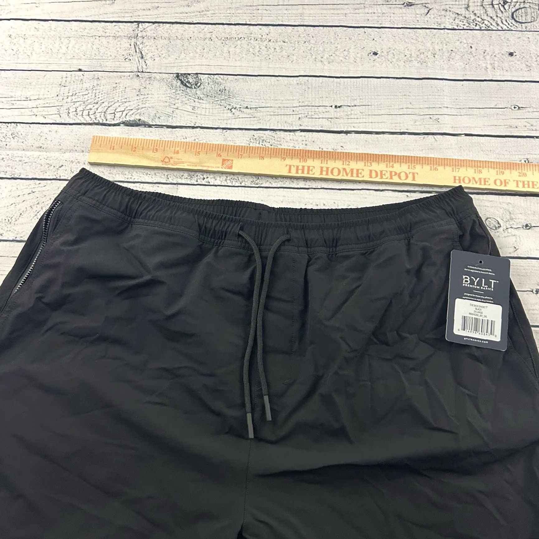 Vintage BYLT The Bios Short 7" 2XL Black Men’s Button-Up Activewear Shorts Size US 39 - 5 Thumbnail