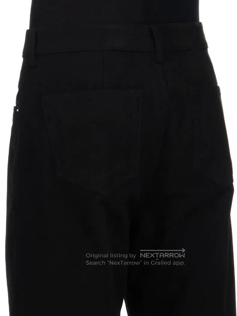 Rick Owens RICK OWENS Mainline Black Straight Leg Wide Trousers - Lon Size US 30 / EU 46 - 7 Thumbnail
