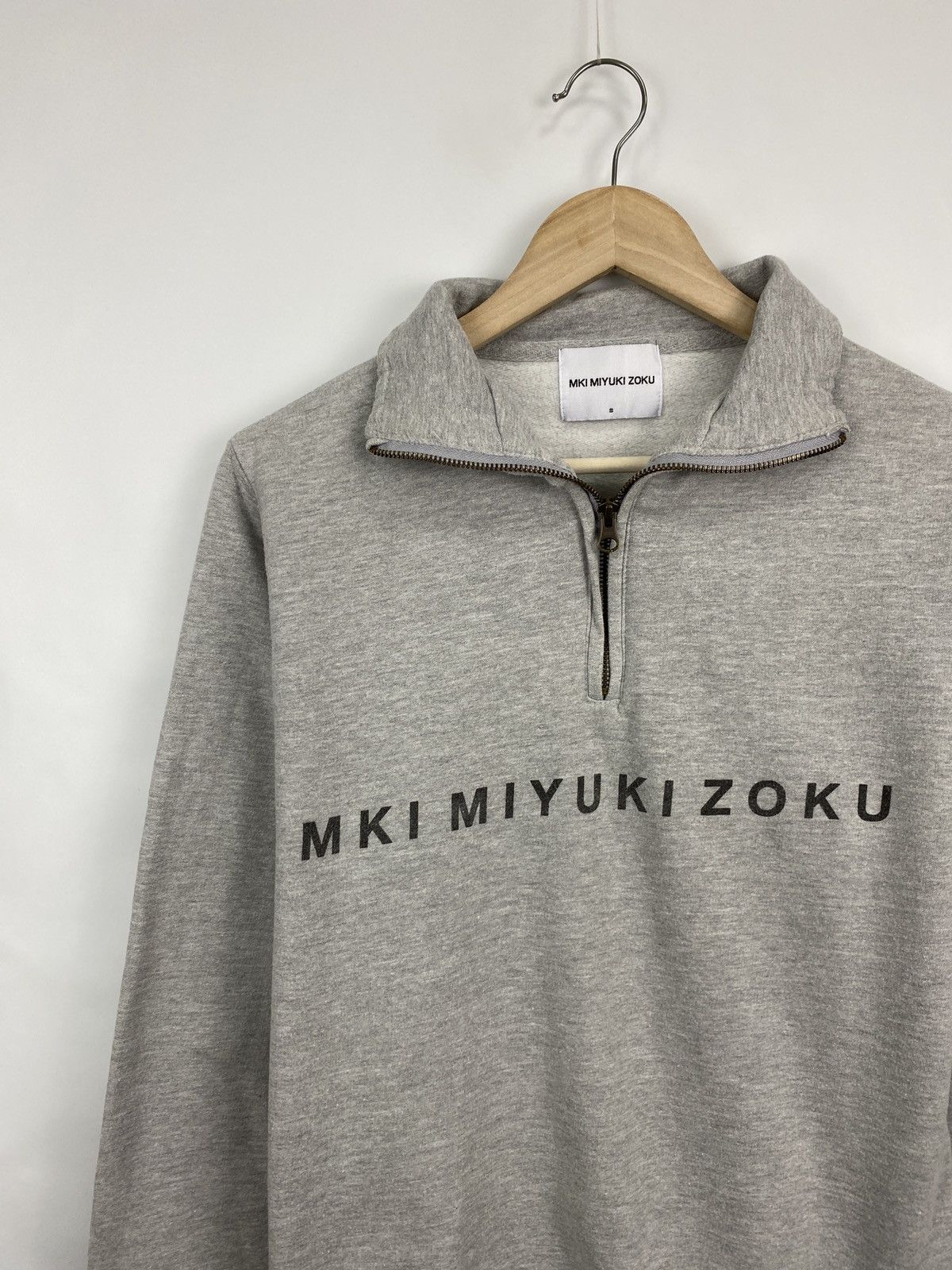 Mki Miyuki Zoku 🇯🇵 Mki Miyuki Zoku 1/4 zip Sweatshirt Casual Japan Style Y2K Size US S / EU 44-46 / 1 - 2 Thumbnail