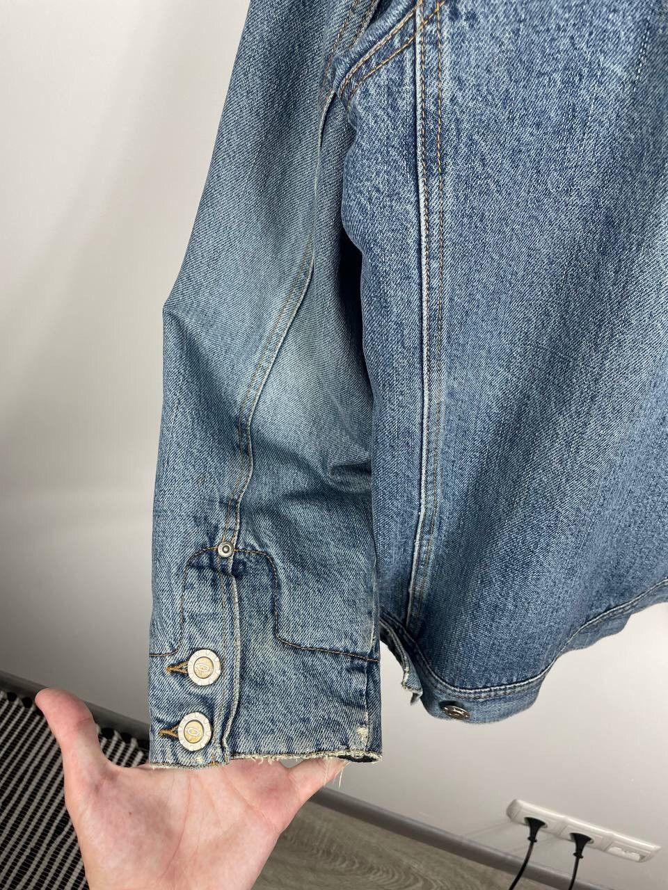 Oakley × Vintage Vintage Oakley Software Denim Sherpa Jacket Y2K Size US L / EU 52-54 / 3 - 7 Thumbnail