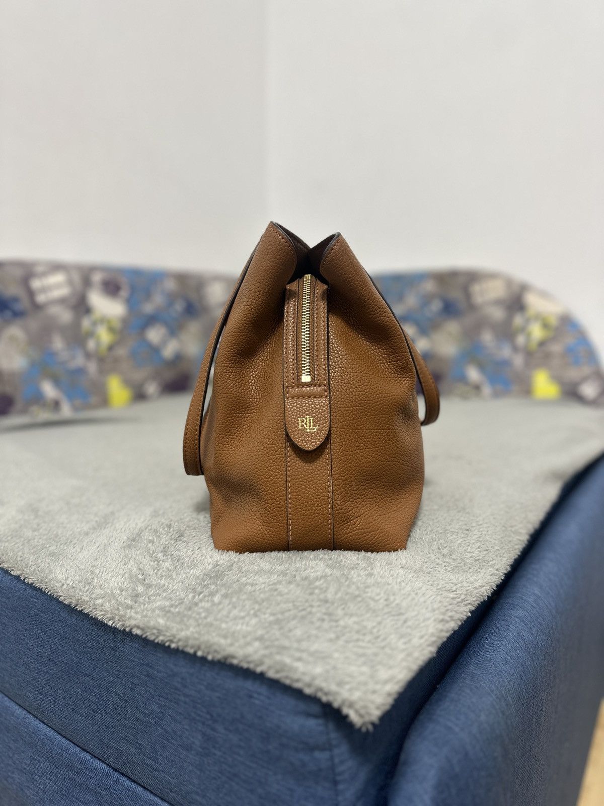 Ralph Lauren Ralph Lauren Cow Leather Tote Bag Size ONE SIZE - 3 Thumbnail