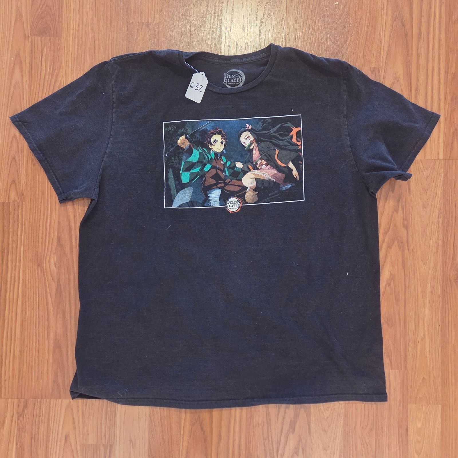 Disney 2XL Black Demon Slayer Anime Graphic Tee Shirt Size US XXL / EU 58 / 5 - 2 Thumbnail
