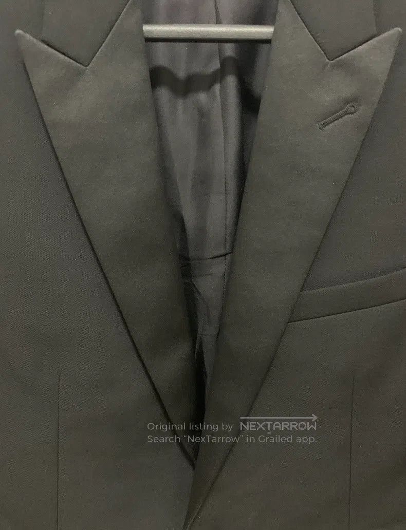 Saint Laurent Paris Saint Laurent Paris Black Peak Lapel Smoking Suit Size US M / EU 48-50 / 2 - 5 Thumbnail