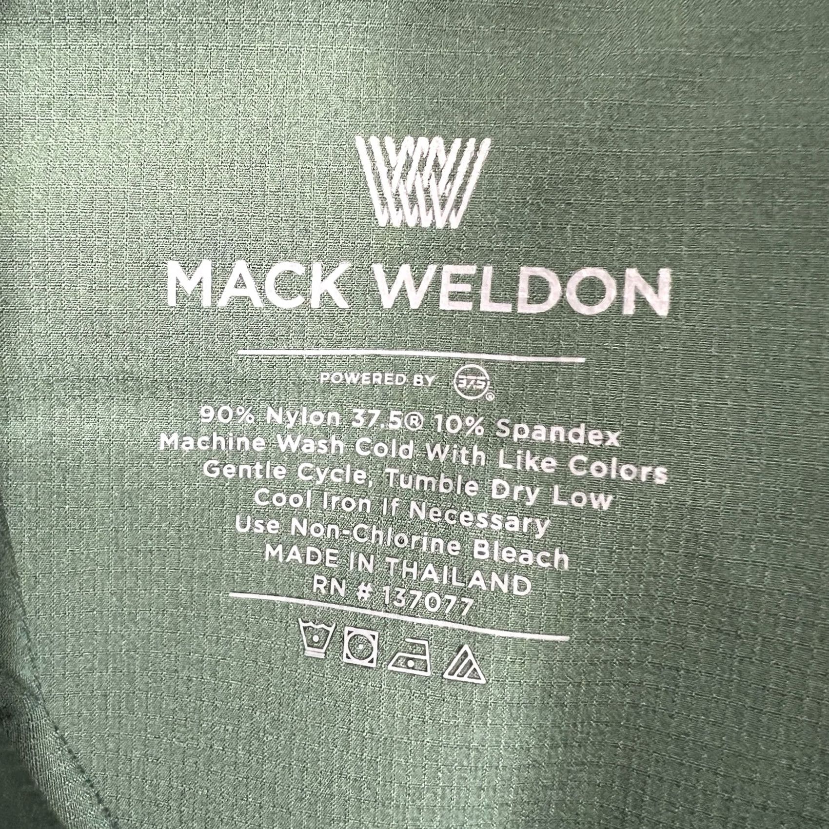 Vintage Mack Weldon Shorts Aqua Terra M Green Chino Athletic Pockets Quick Dry Water Resistant Regular Mens Size US 31 - 7 Thumbnail