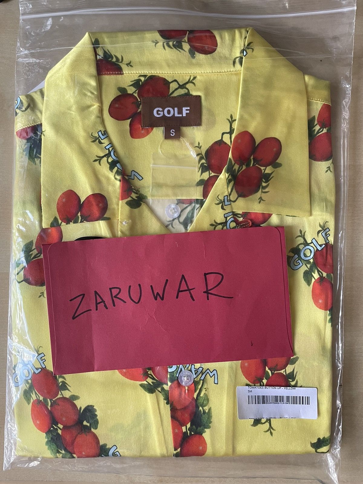 Golf Wang Golf Wang Tomato Button Up Size US S / EU 44-46 / 1 - 1 Thumbnail