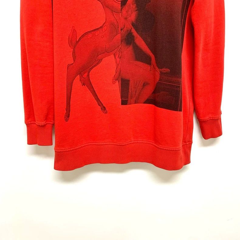 Givenchy Givenchy Red Deer Hoodie, XS Size Size US XS / EU 42 / 0 - 4 Thumbnail