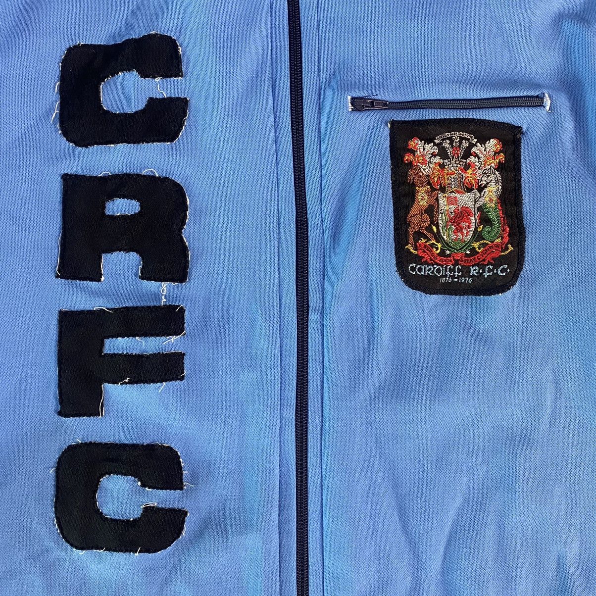 Vintage Vintage Cardiff City Track Jacket 1976 70s 80s Jersey Shirt Size US M / EU 48-50 / 2 - 3 Thumbnail