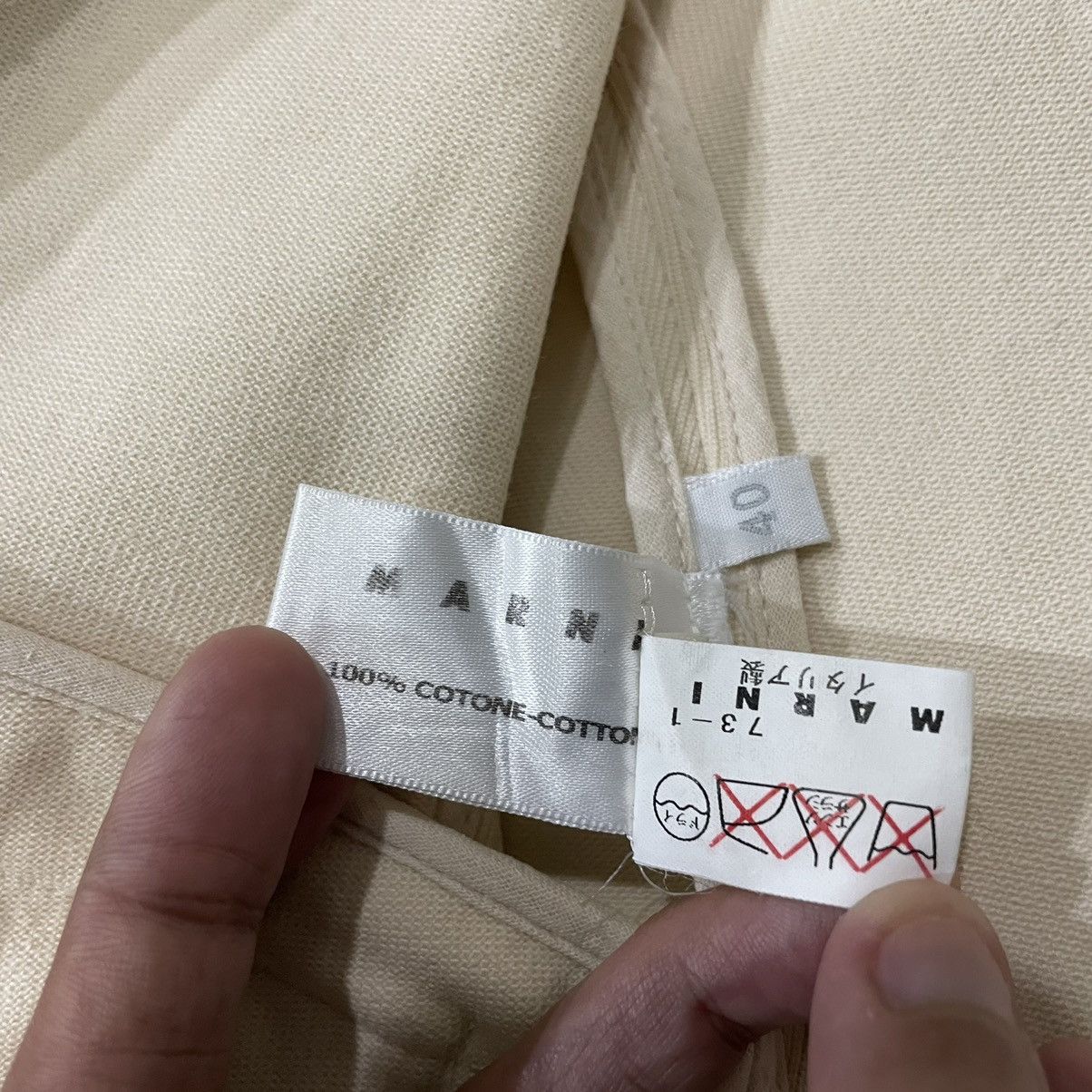 Marni Vintage Marni Made In Italy Cropped Light Jacket Size XS / US 0-2 / IT 36-38 - 24 Thumbnail