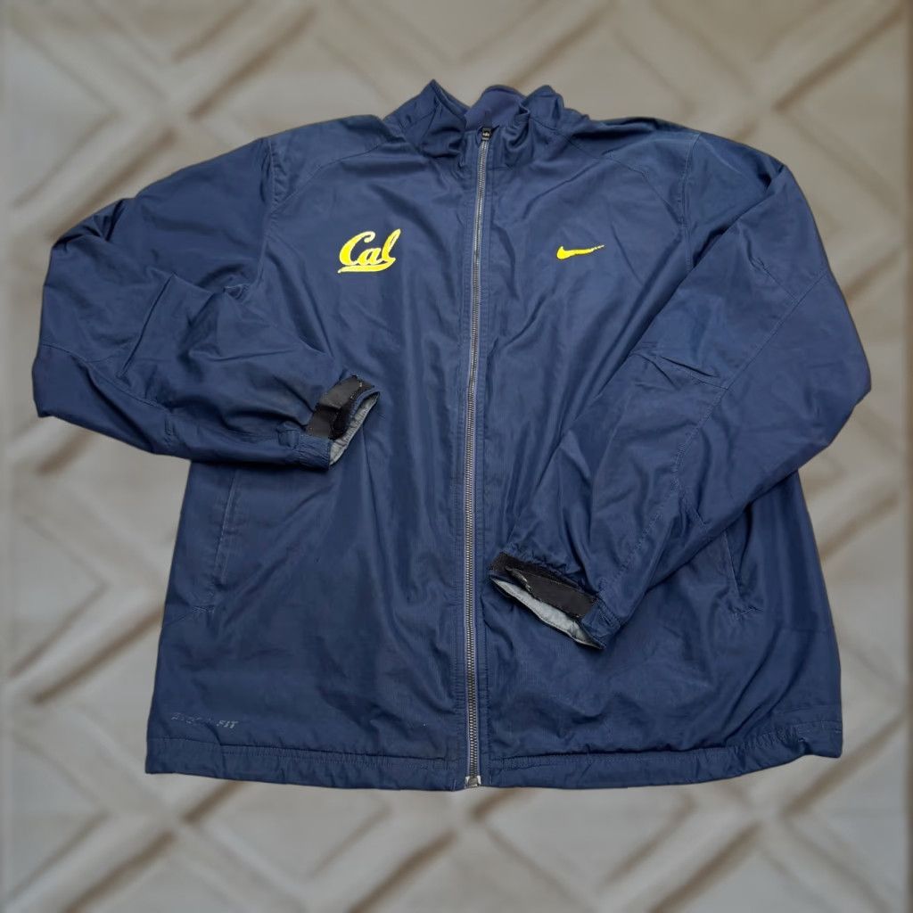 Nike Nike Jacket Mens Large Blue Full Zip Windbreaker Storm Fit Outdoor Sports Active Size US L / EU 52-54 / 3 - 1 Thumbnail